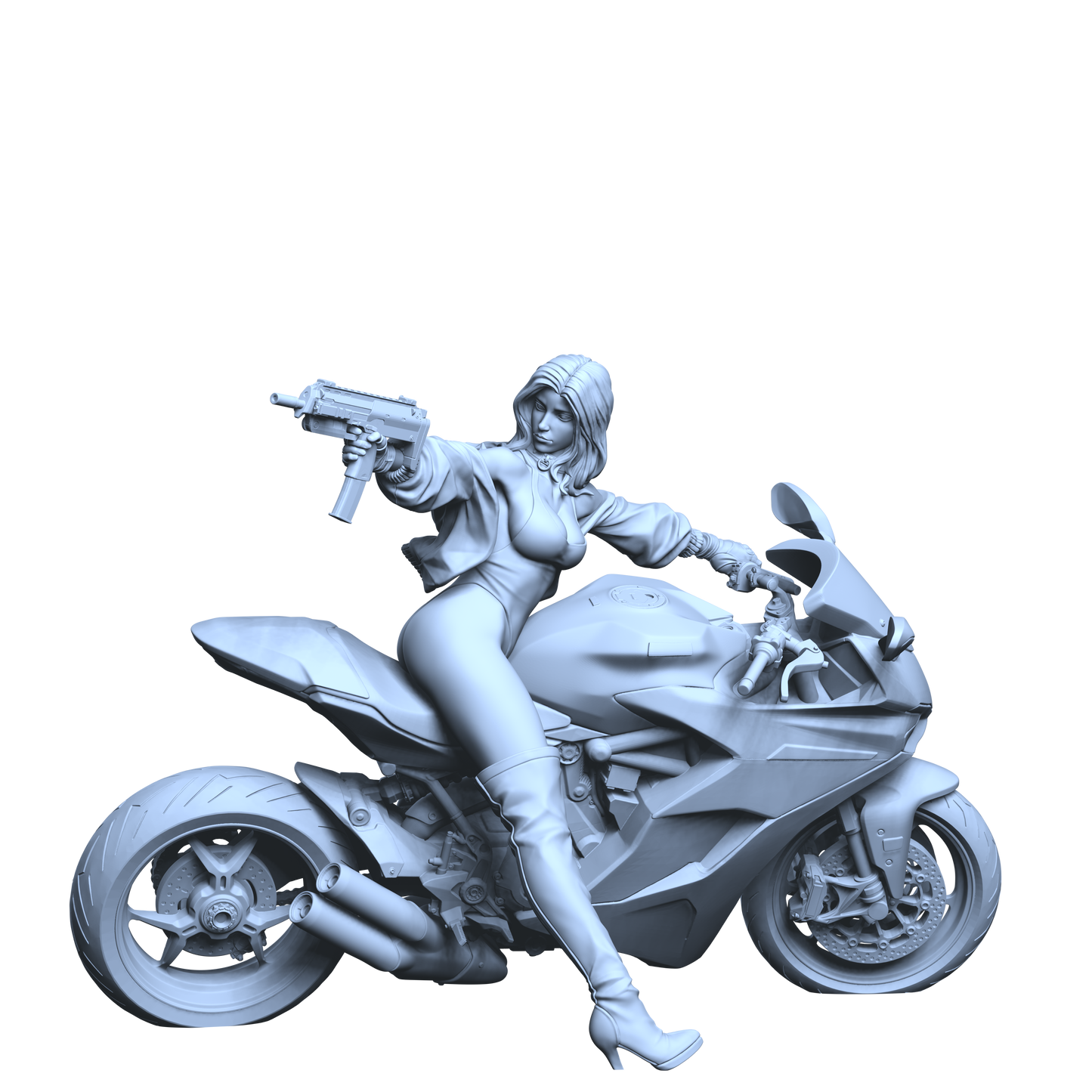 Biker (Leotard) - Base Model