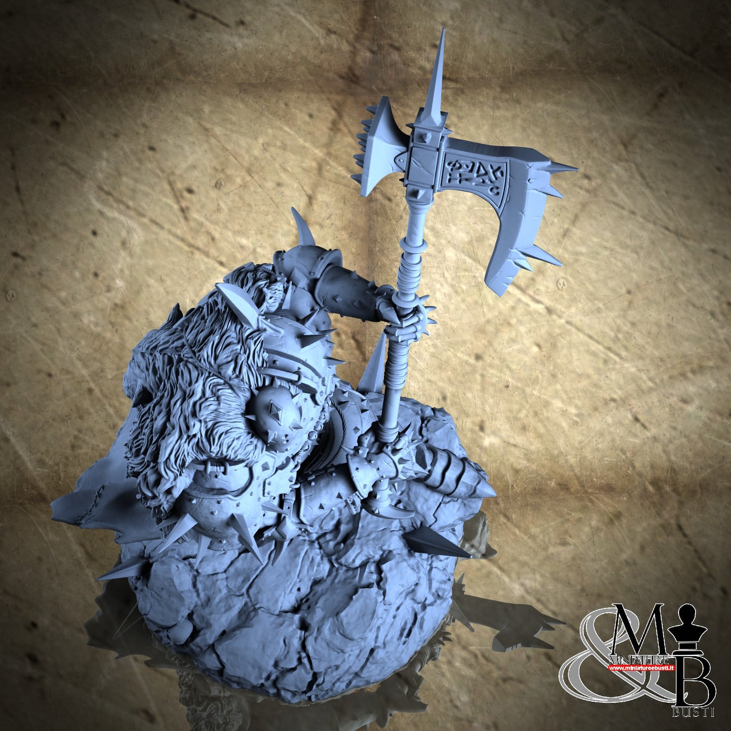 Blessed Champions of Gorkal (Pose 1) - Axe