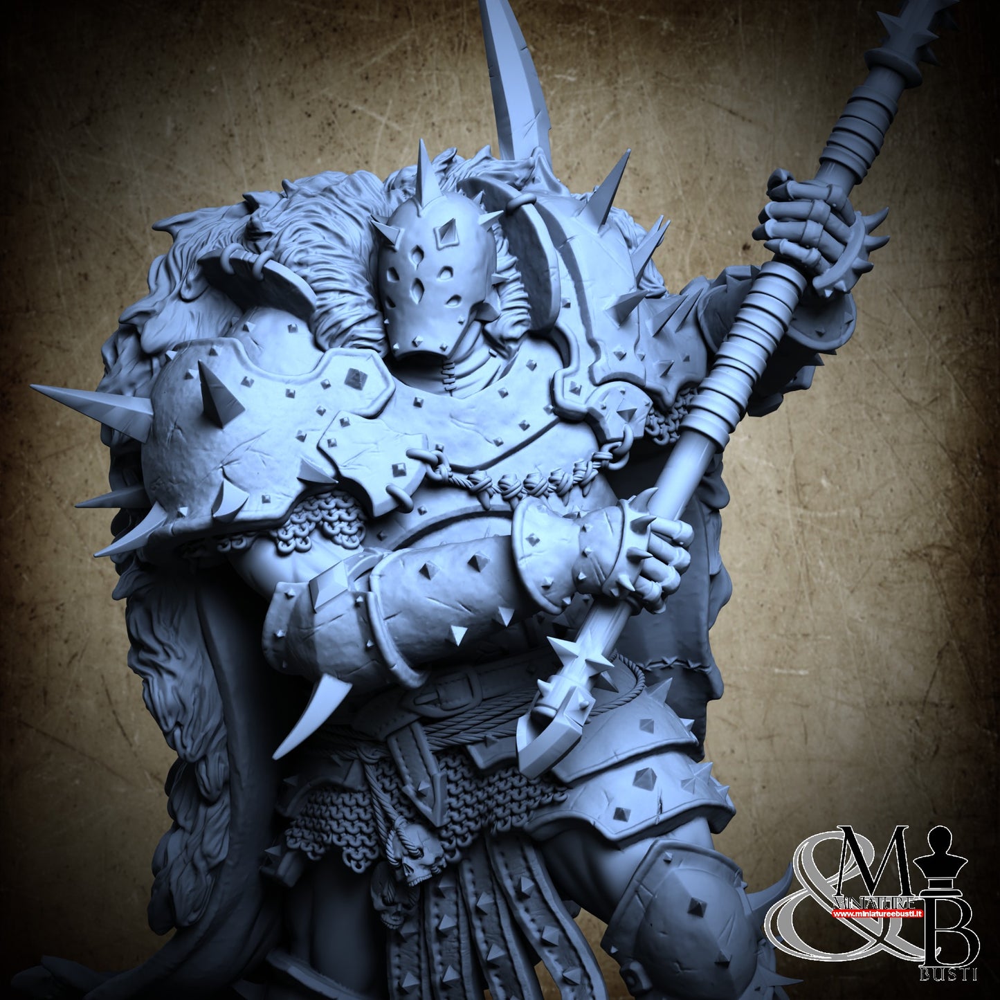 Blessed Champions of Gorkal (Pose 1) - Hammer