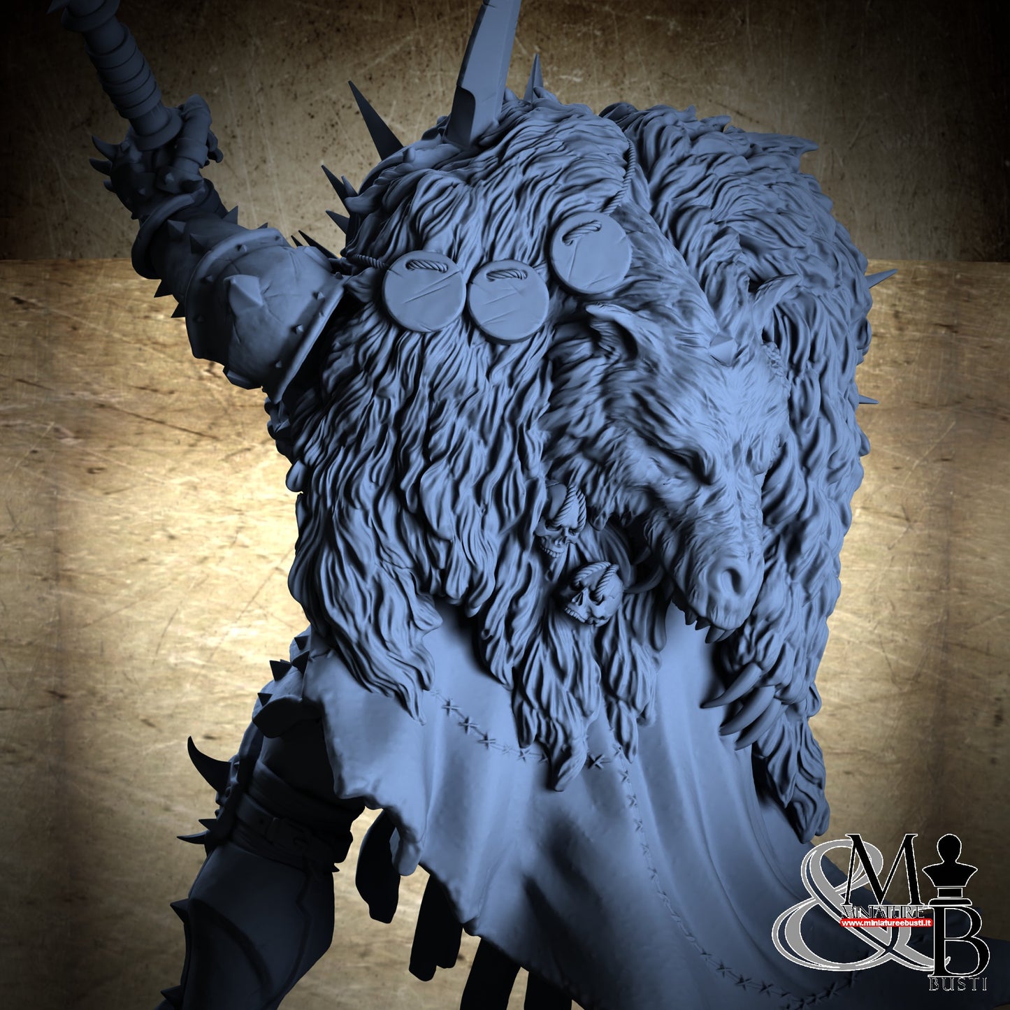 Blessed Champions of Gorkal (Pose 1) - Hammer
