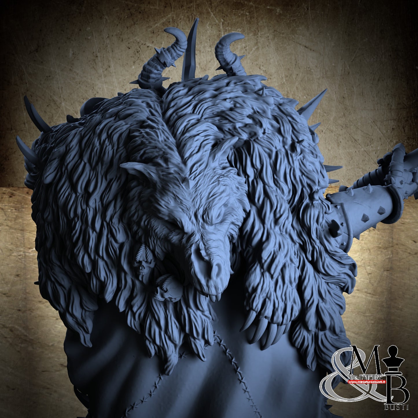 Blessed Champions of Gorkal (Pose 2) - Axe