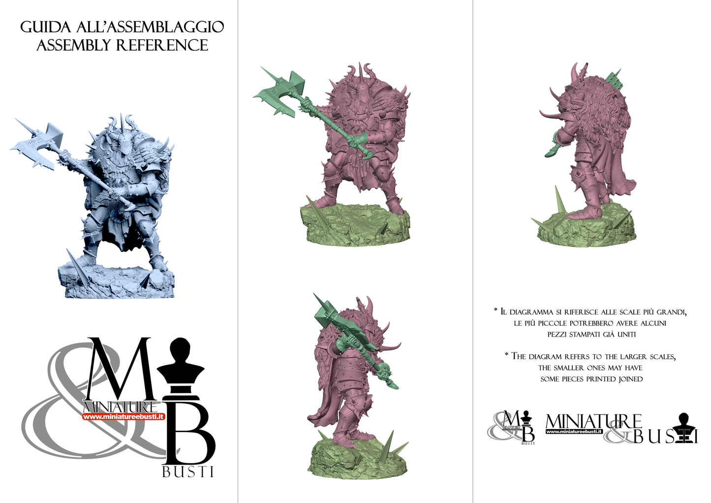 Blessed Champions of Gorkal (Pose 2) - Axe