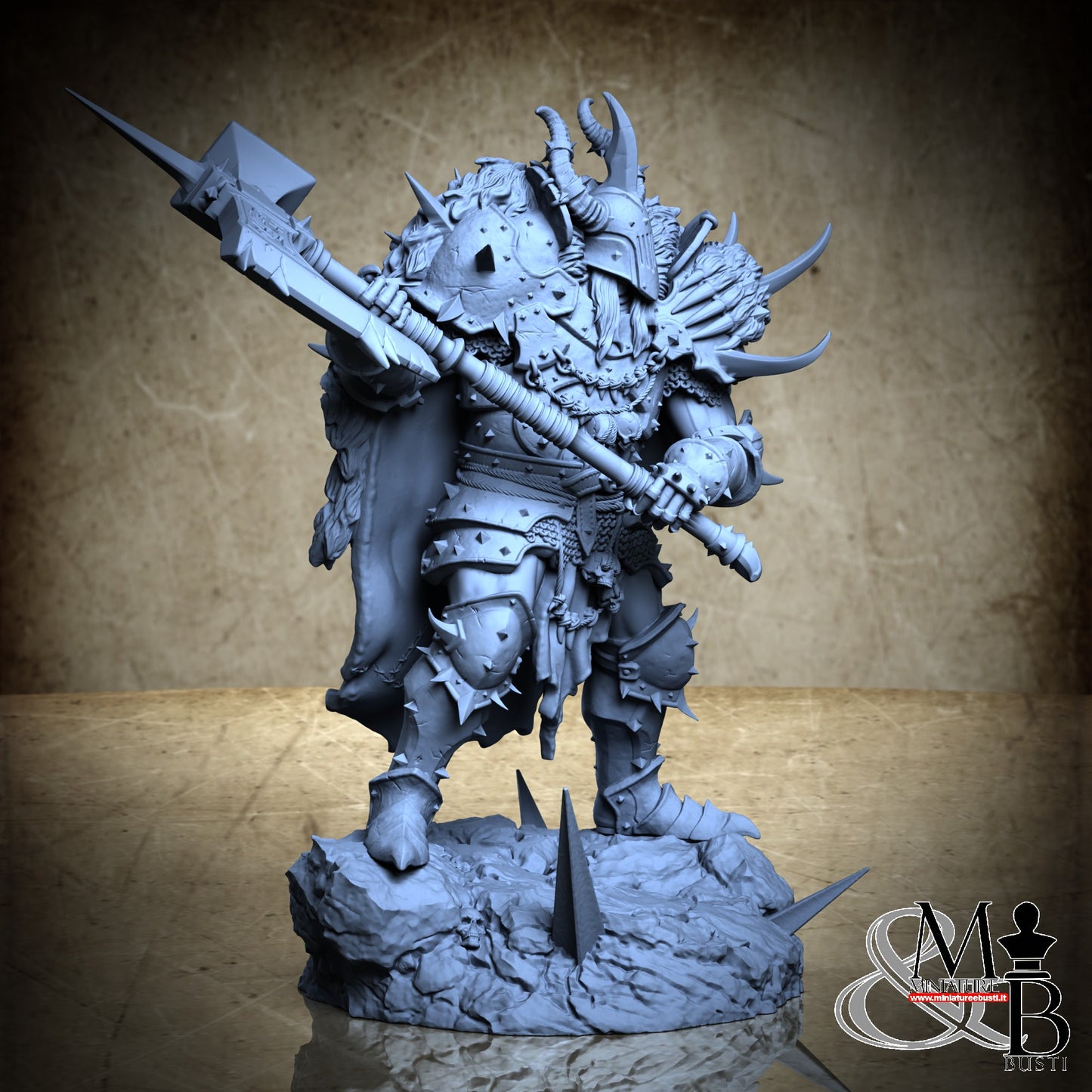 Blessed Champions of Gorkal (Pose 2) - Axe