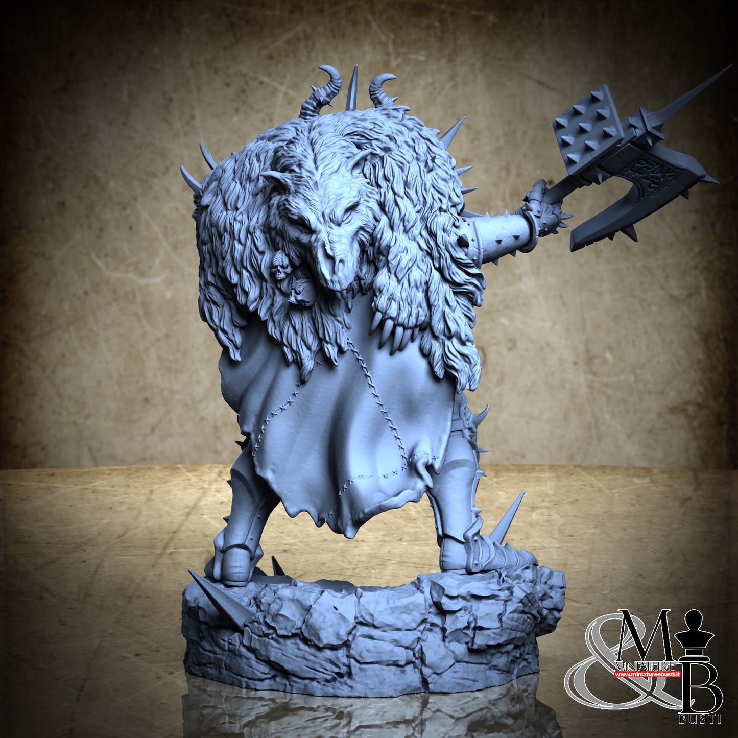 Blessed Champions of Gorkal (Pose 2) - Axe