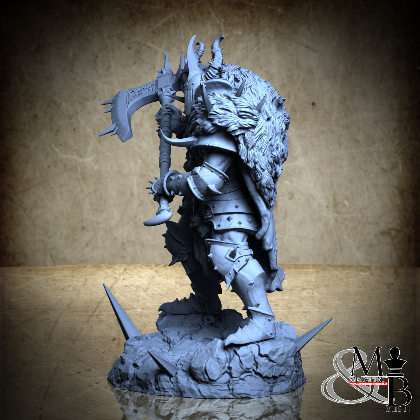 Blessed Champions of Gorkal (Pose 2) - Axe