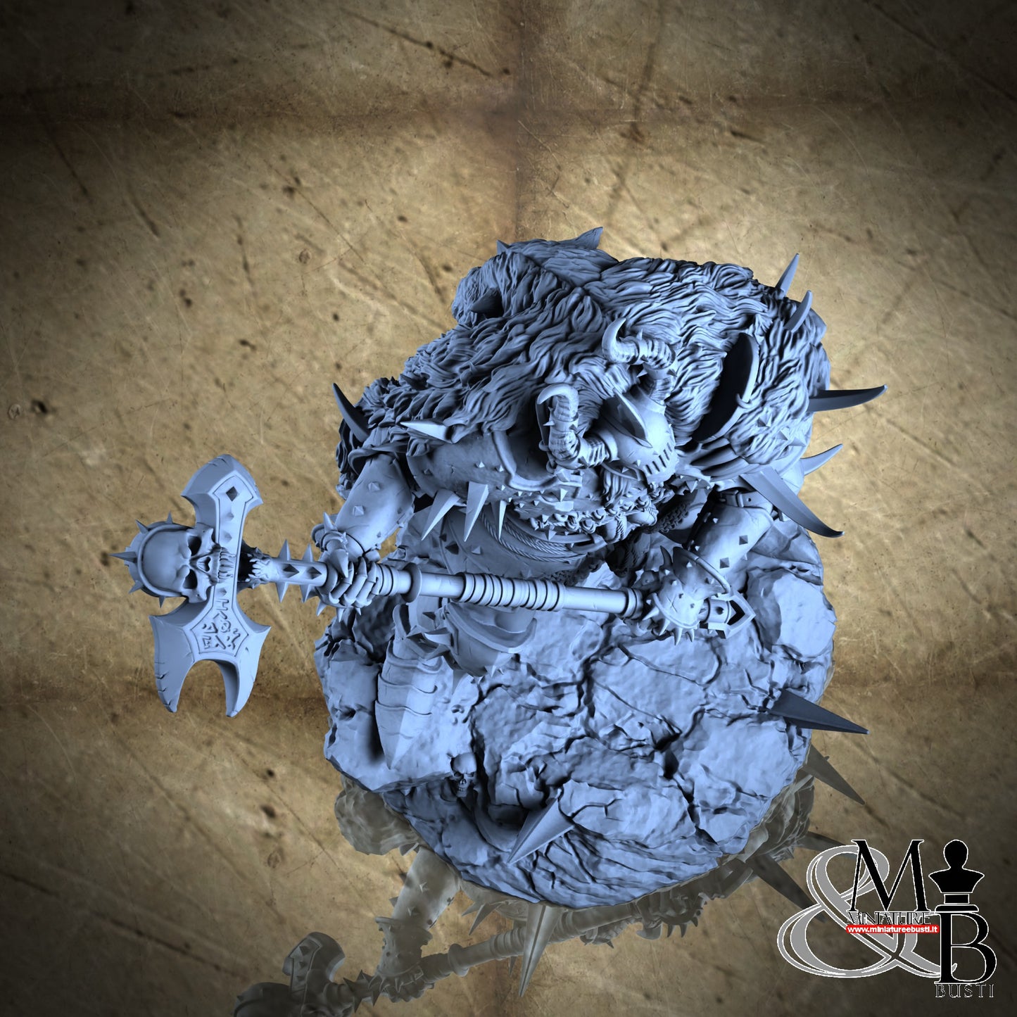 Blessed Champions of Gorkal (Pose 2) - Hammer