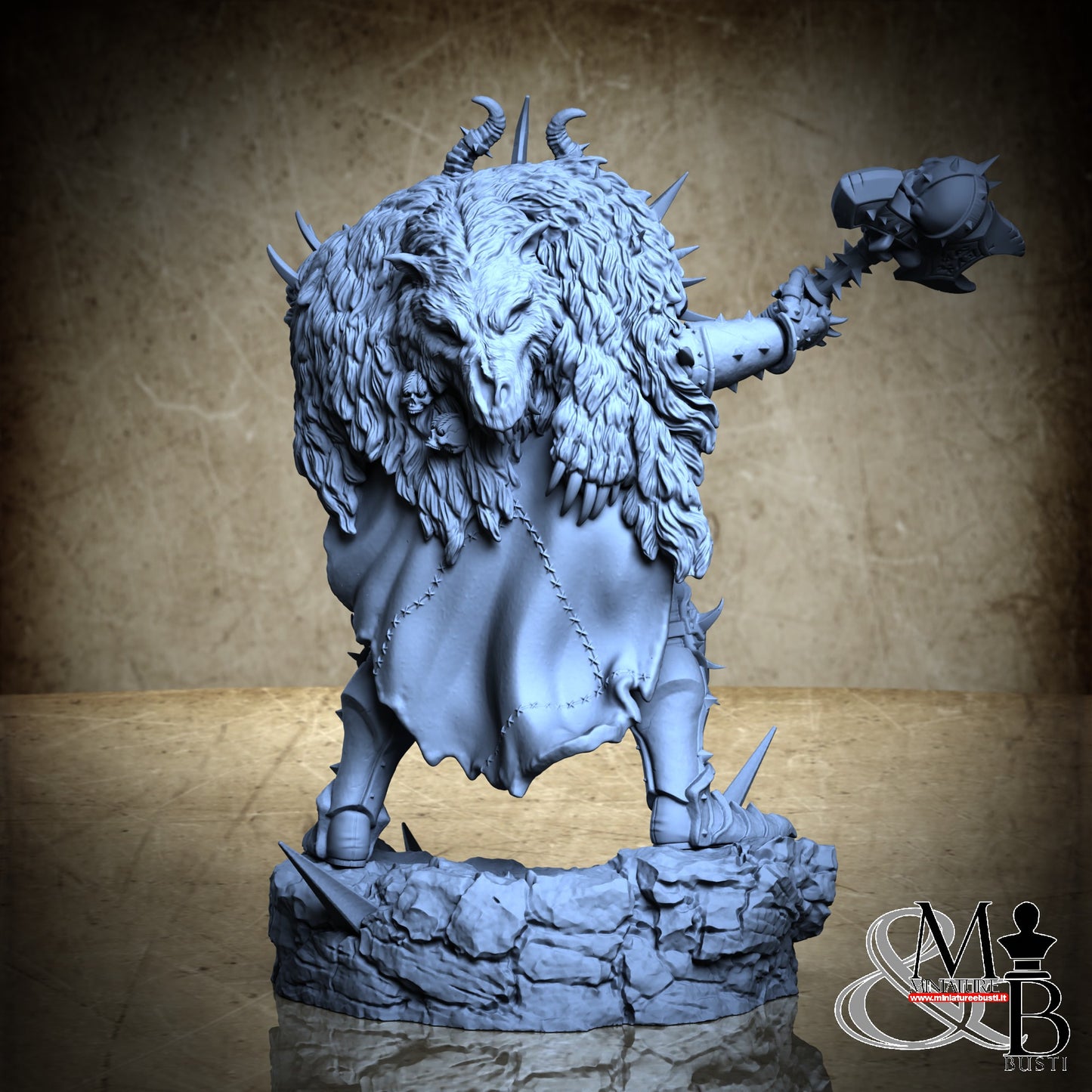 Blessed Champions of Gorkal (Pose 2) - Hammer