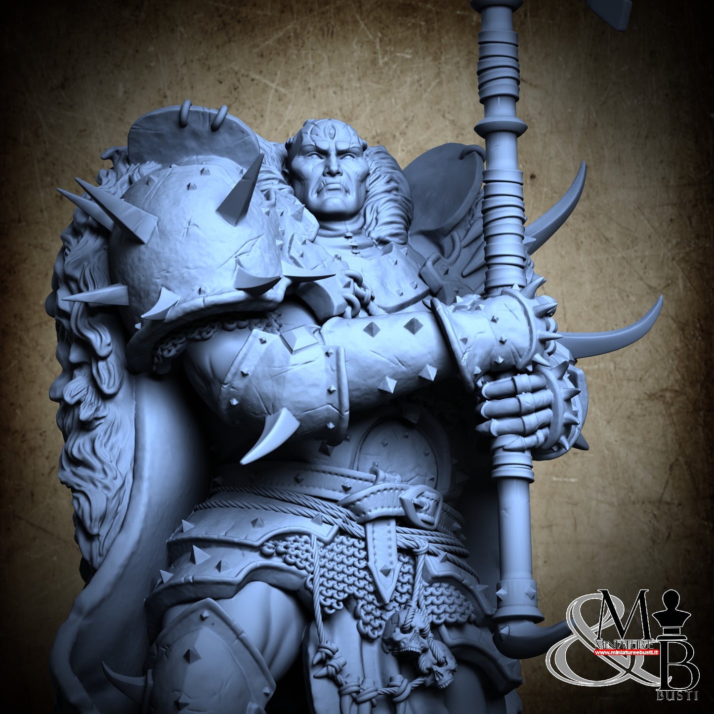 Blessed Champions of Gorkal (Pose 3) - Axe