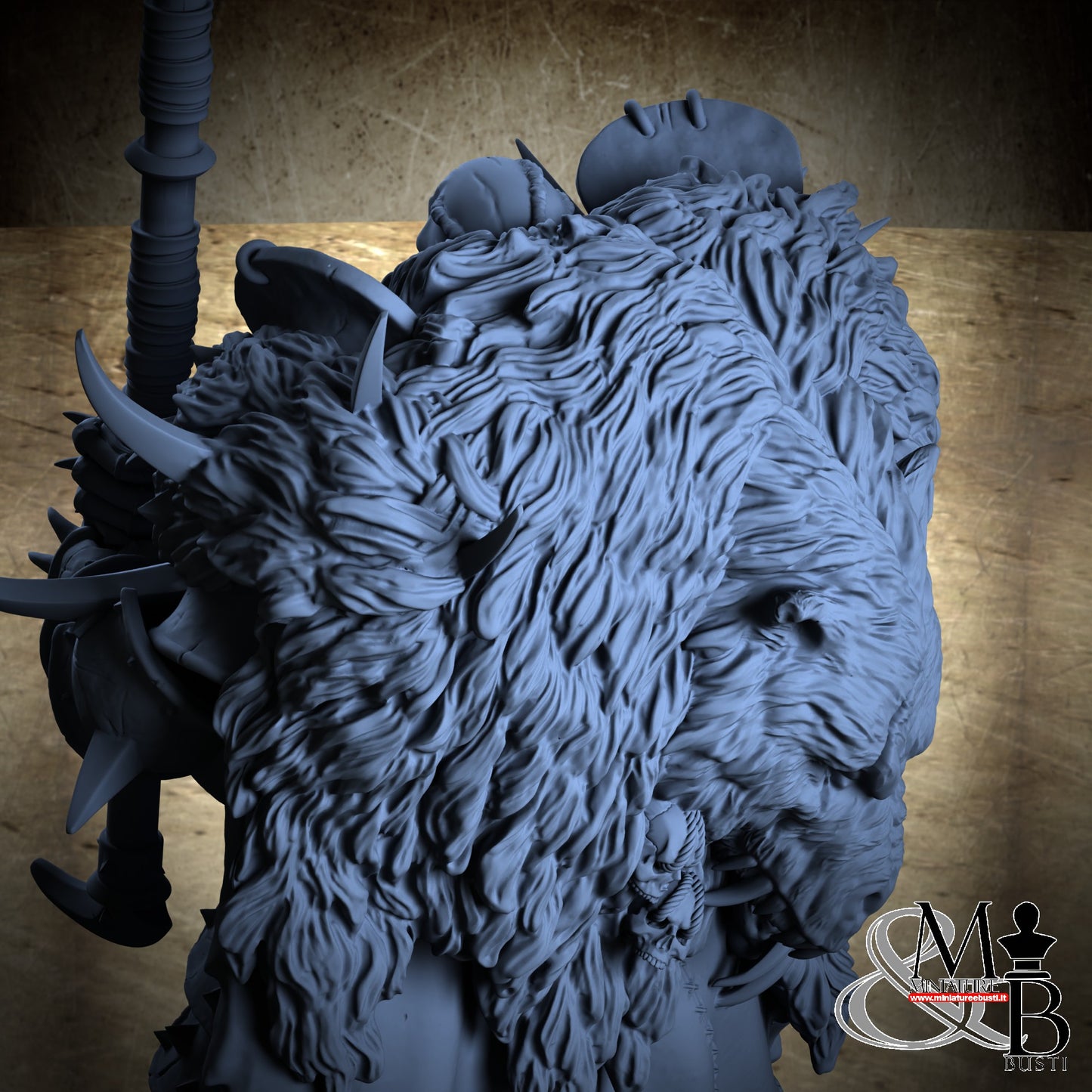 Blessed Champions of Gorkal (Pose 3) - Axe