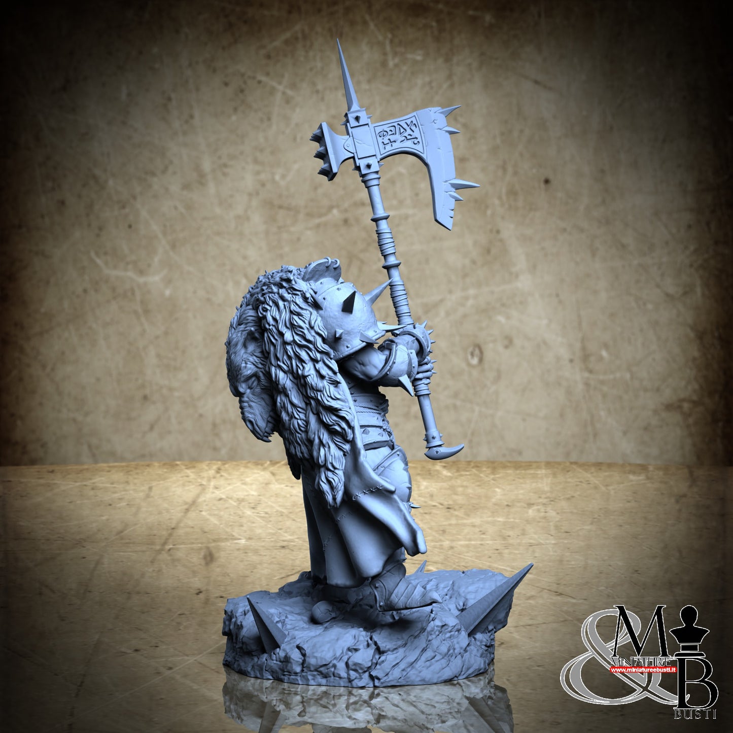 Blessed Champions of Gorkal (Pose 3) - Axe