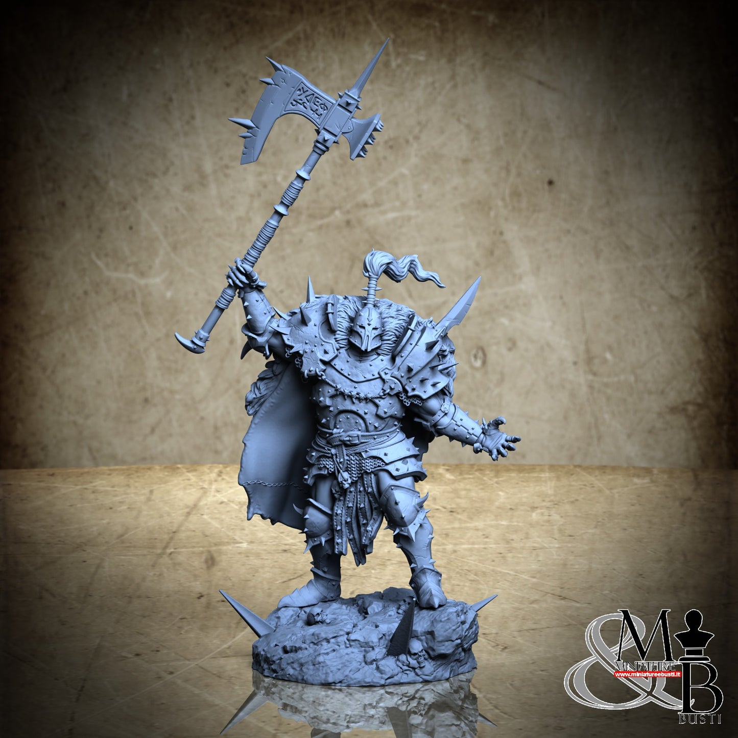 Blessed Champions of Gorkal (Pose 4) - Axe