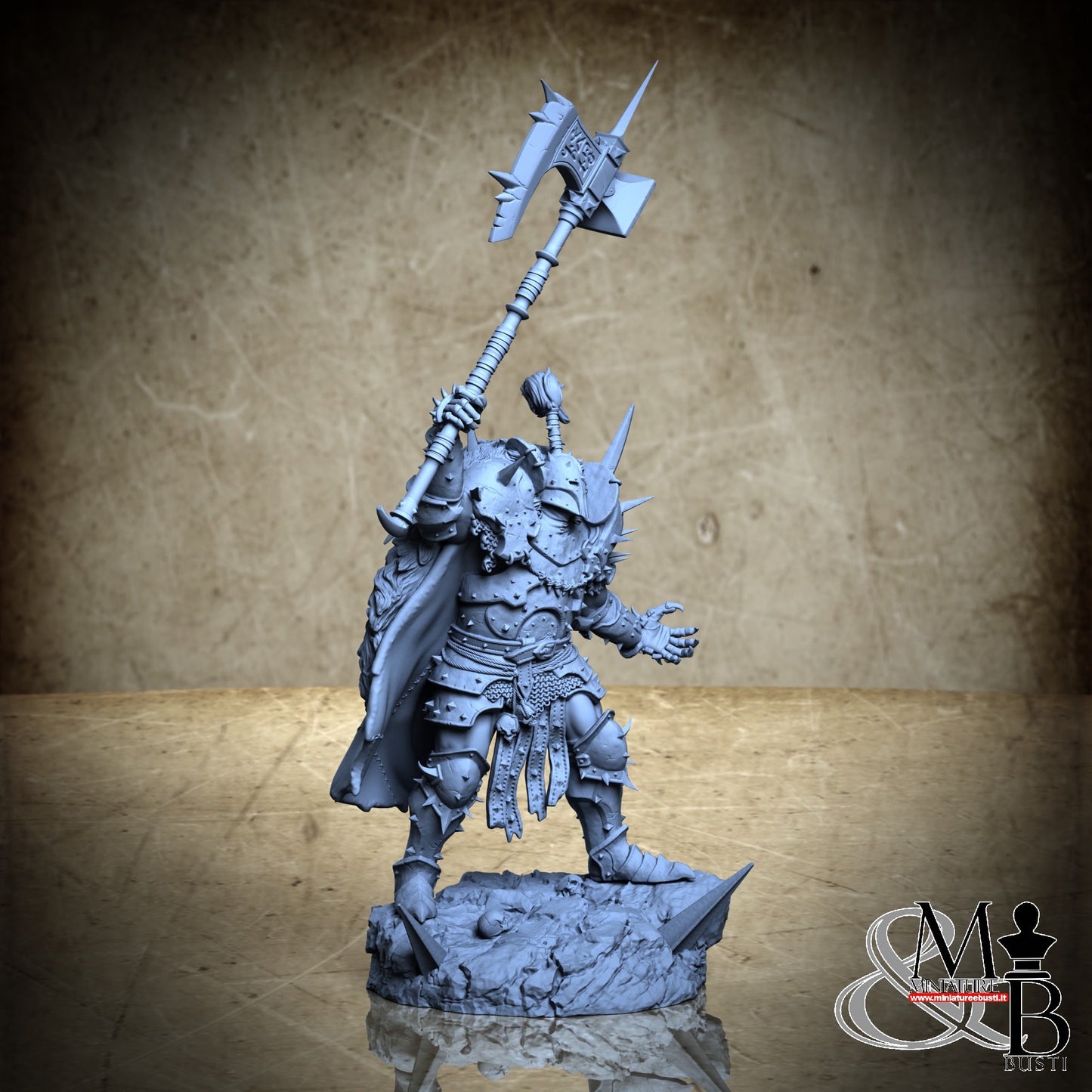 Blessed Champions of Gorkal (Pose 4) - Axe