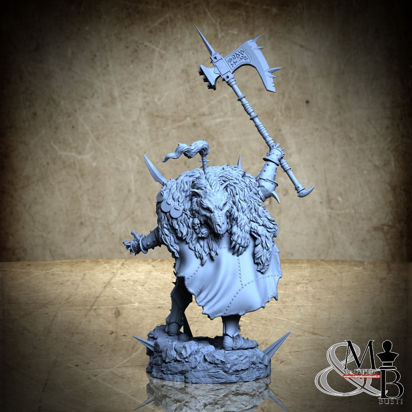 Blessed Champions of Gorkal (Pose 4) - Axe