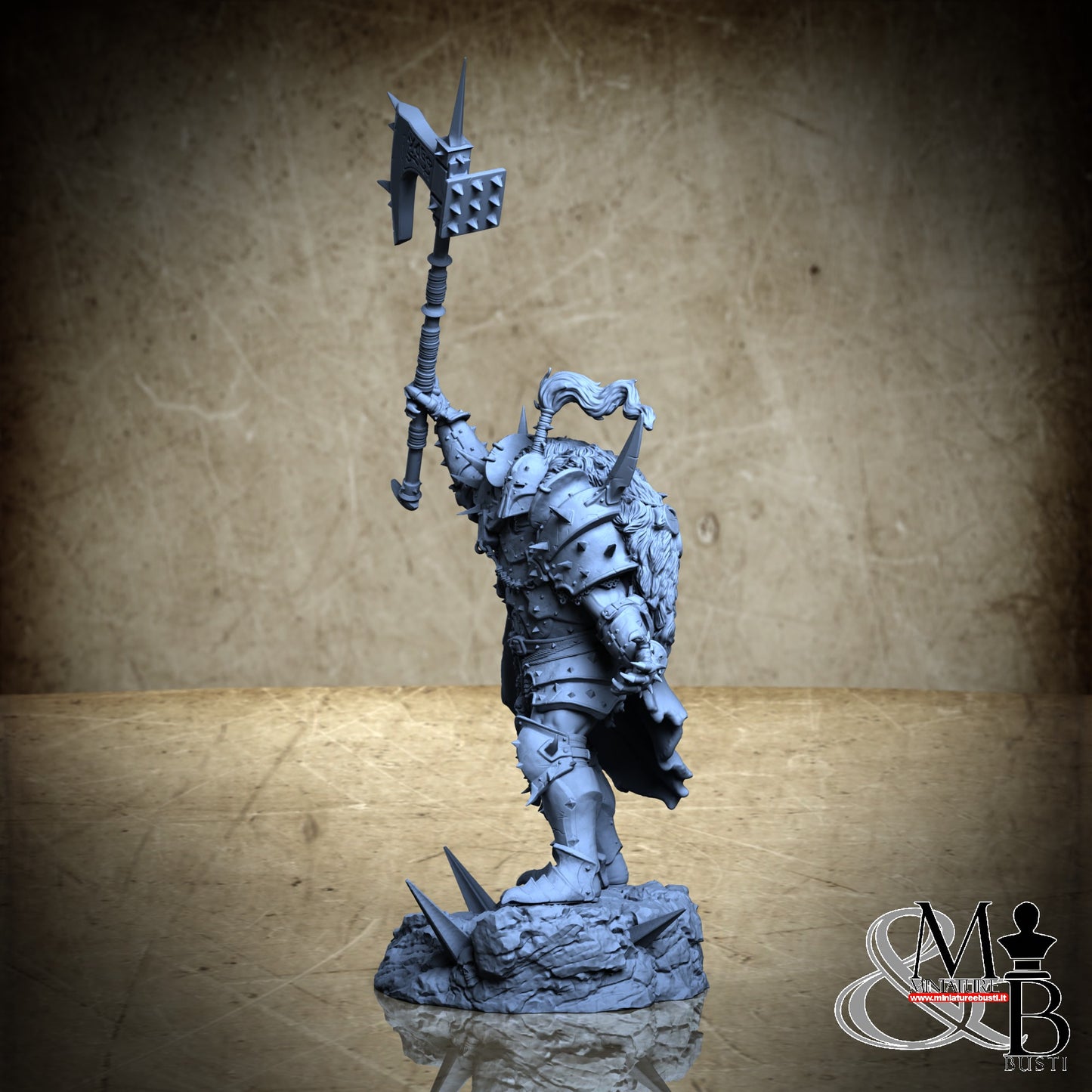 Blessed Champions of Gorkal (Pose 4) - Axe