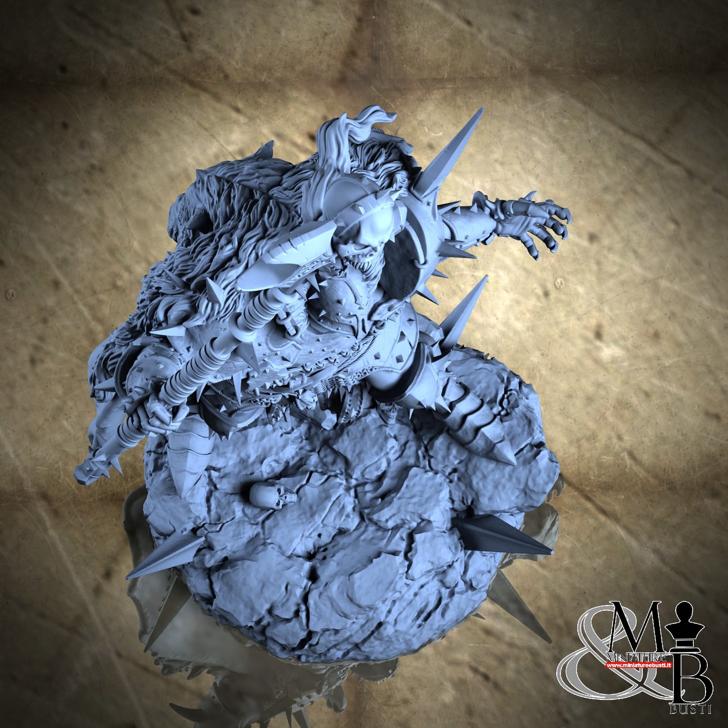 Blessed Champions of Gorkal (Pose 4) - Hammer