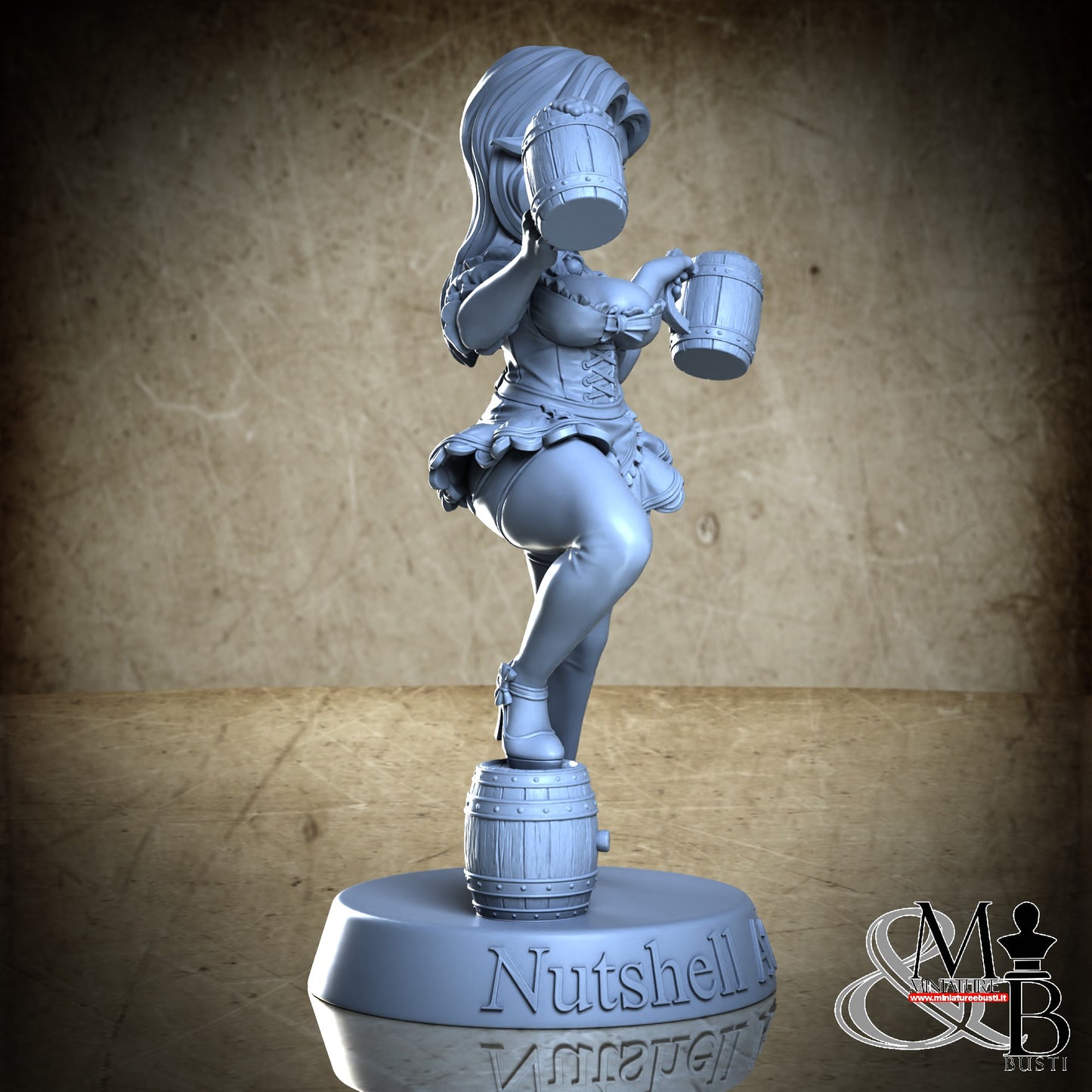 Chibi Barmaid - Clothed