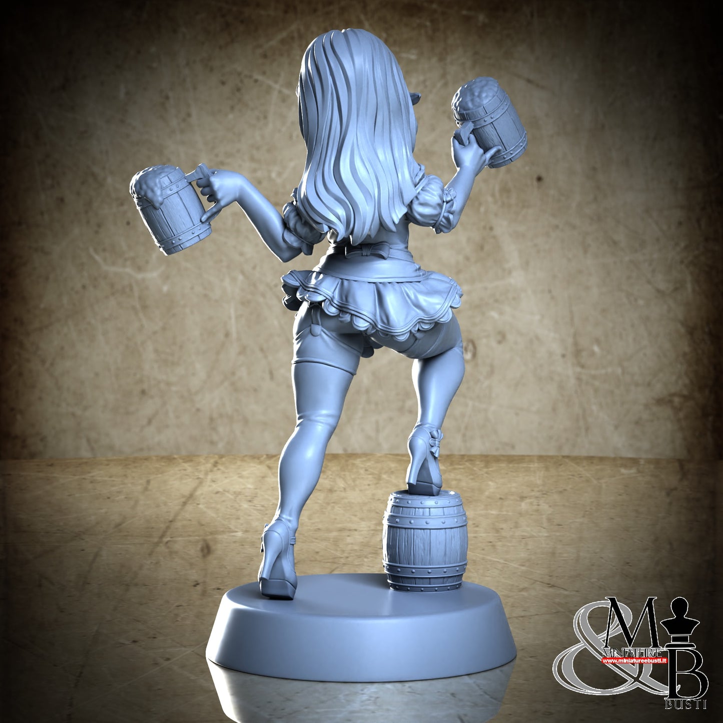 Chibi Barmaid - Clothed