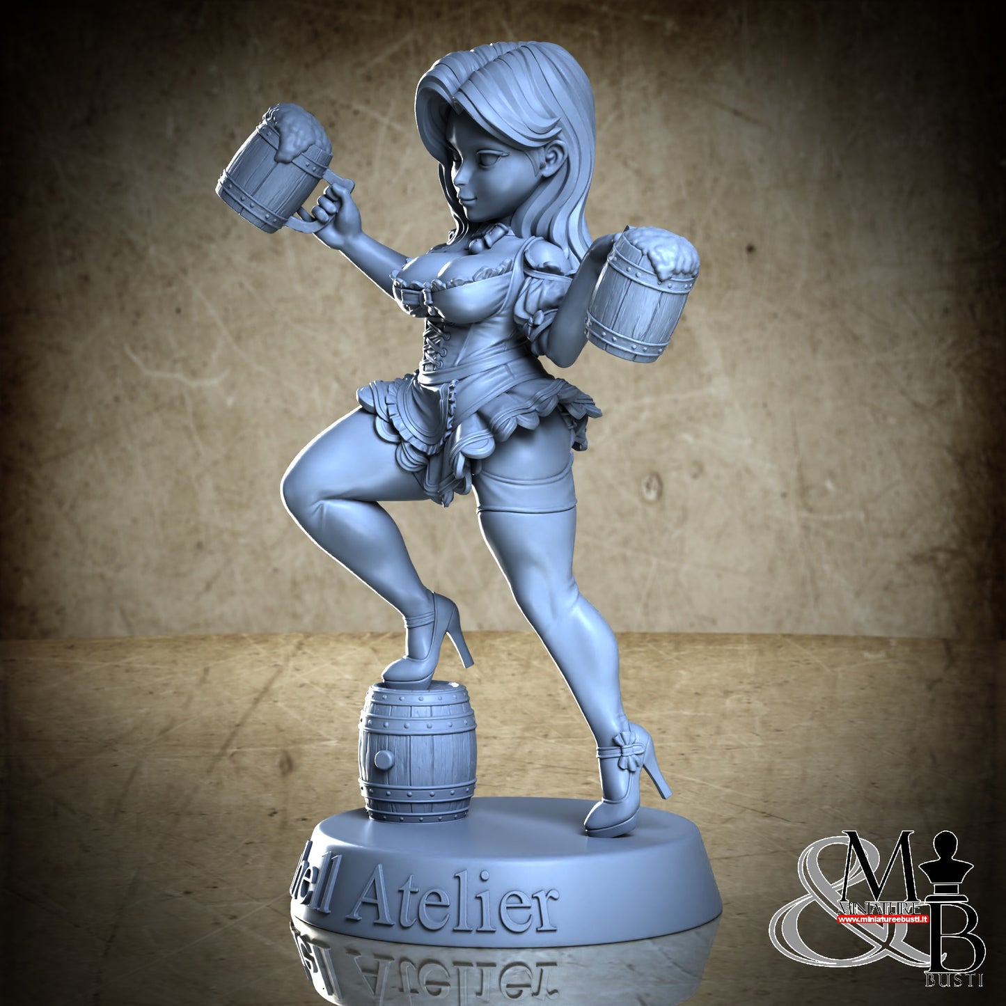 Chibi Barmaid - Clothed