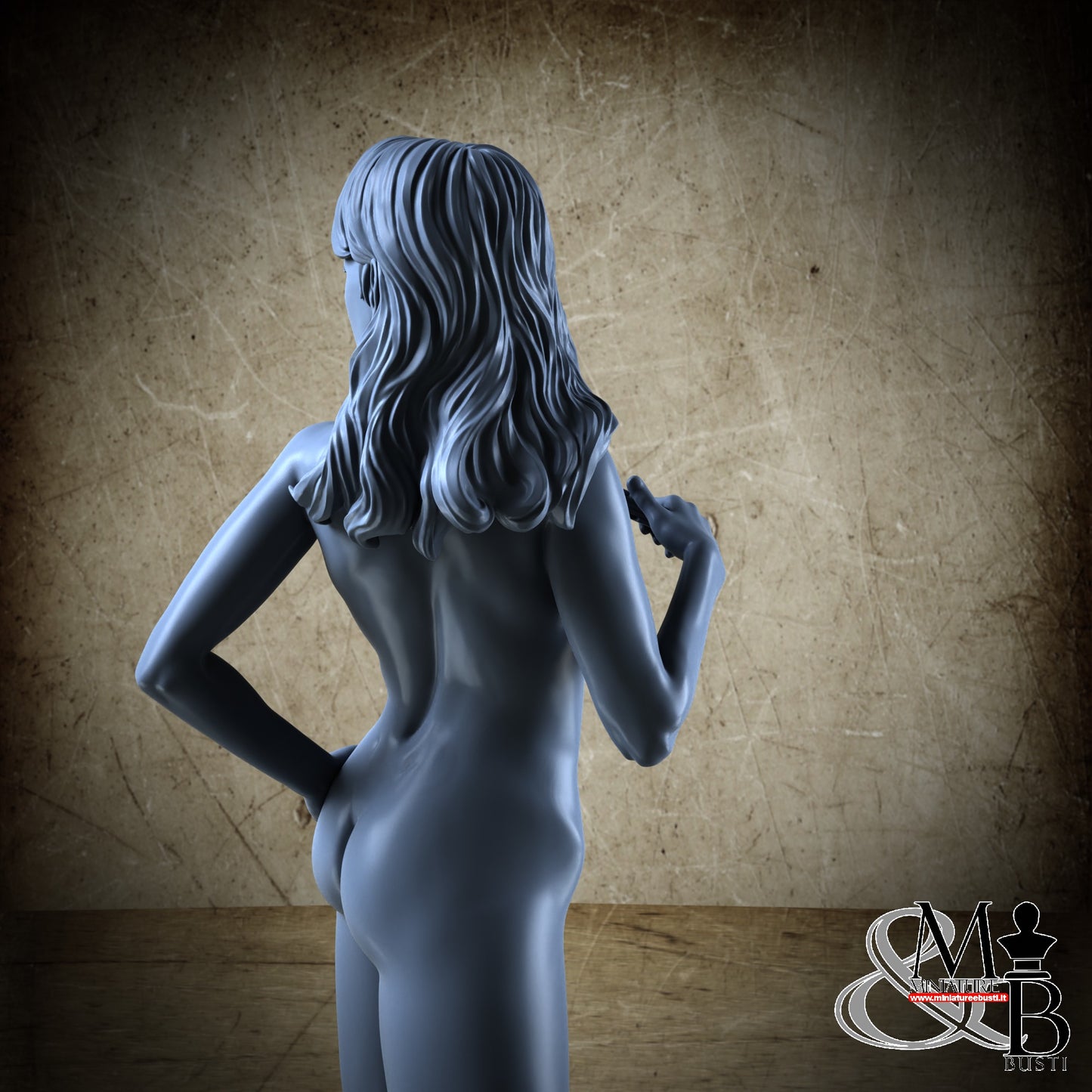 China Dress Hair 3 - Naked