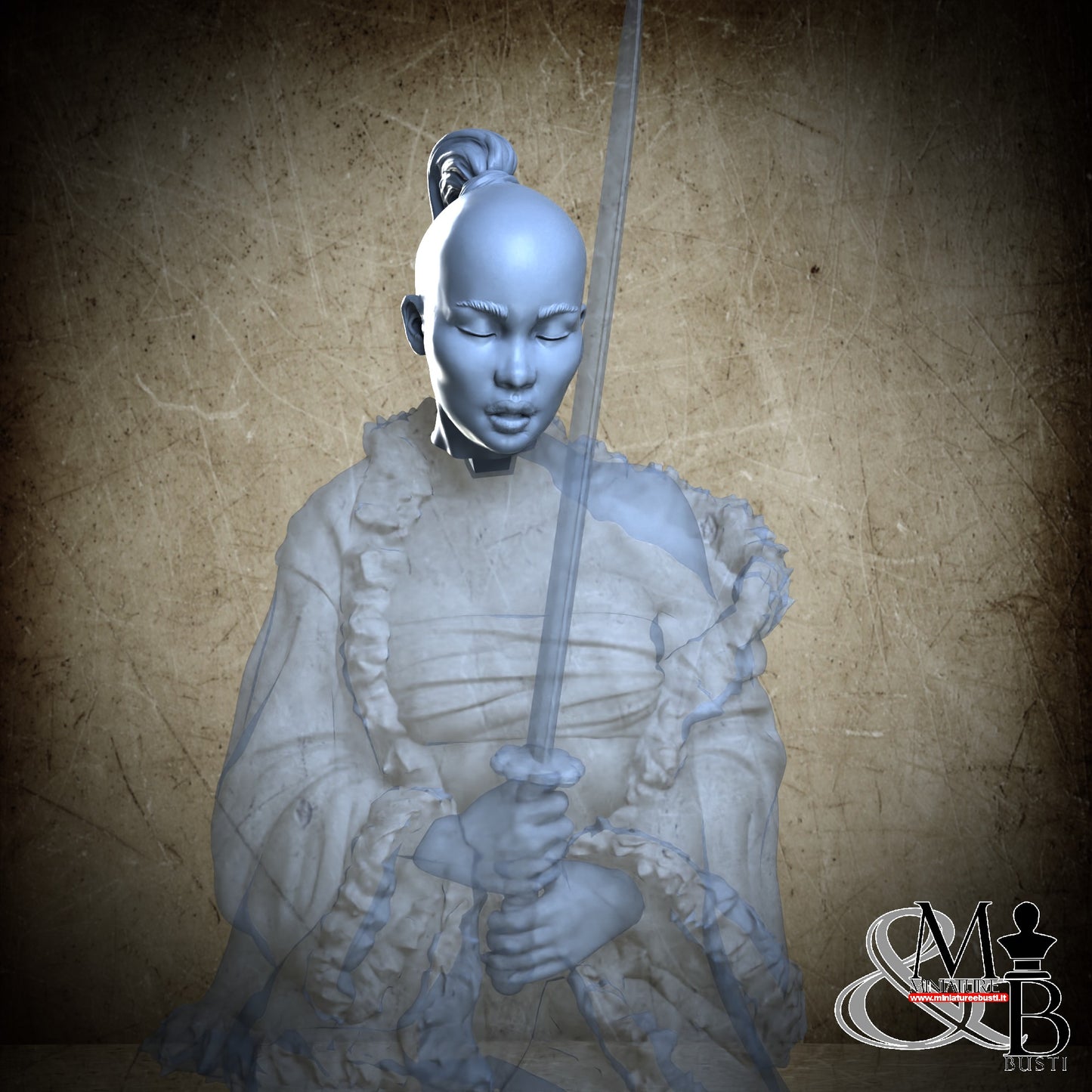 The Crimson Cat - Samurai girl - Head 2 Opz Part