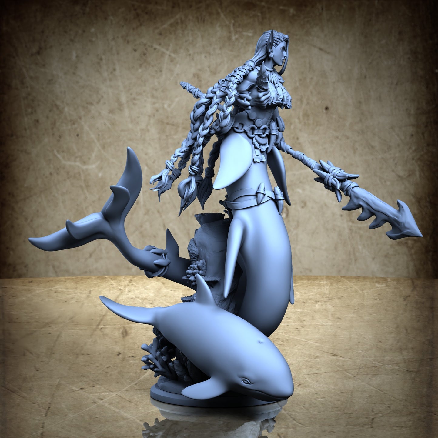 Dahana The Hunter (Mermaid Form) - SFW