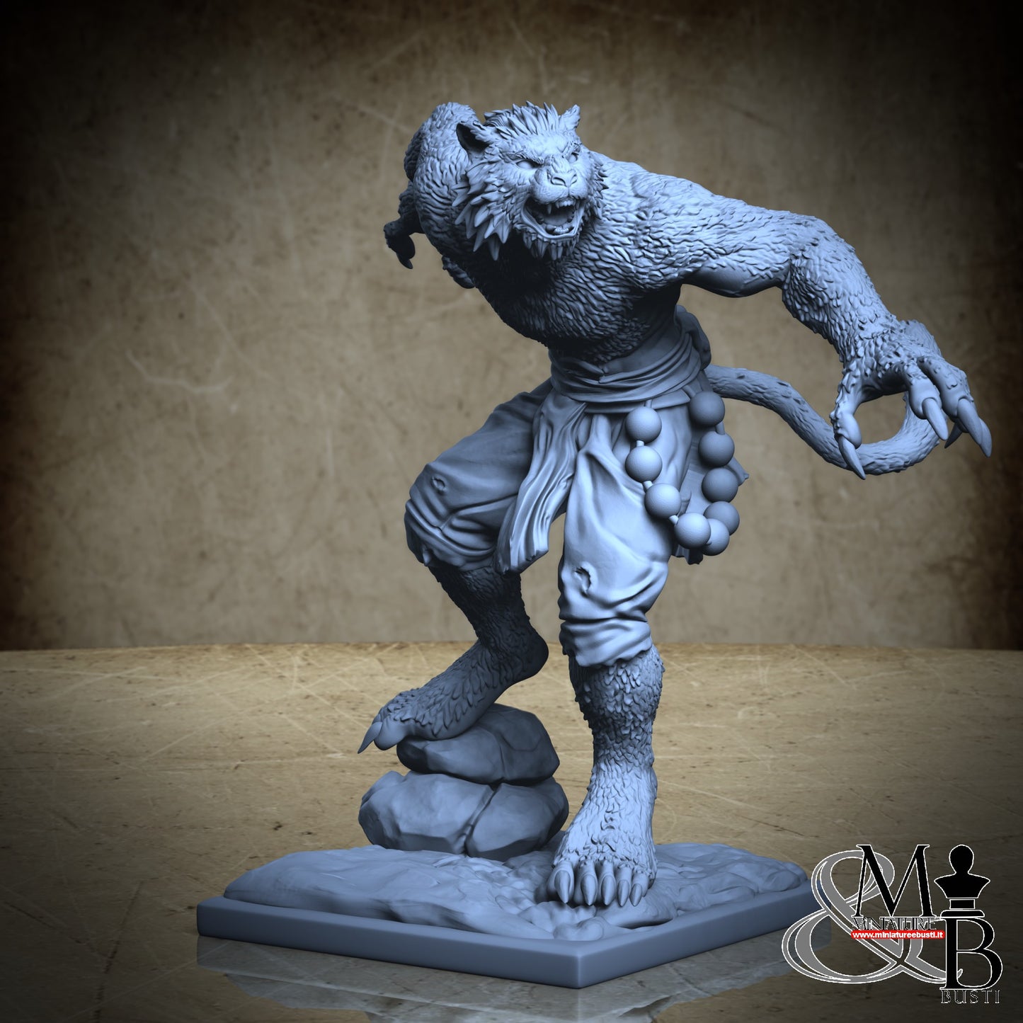 Dewan the monk - Weretiger Form