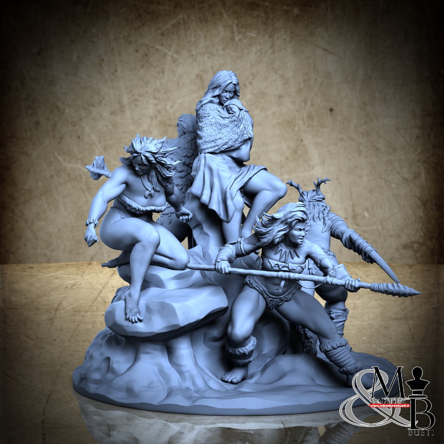 The Tribe diorama - Diorama SFW
