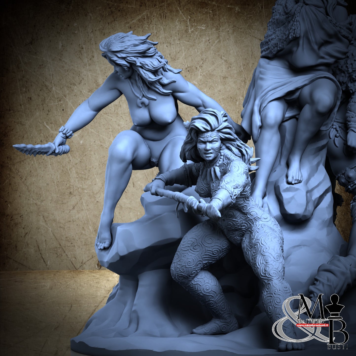 The Tribe diorama - Diorama NSFW Arrah Tatooed
