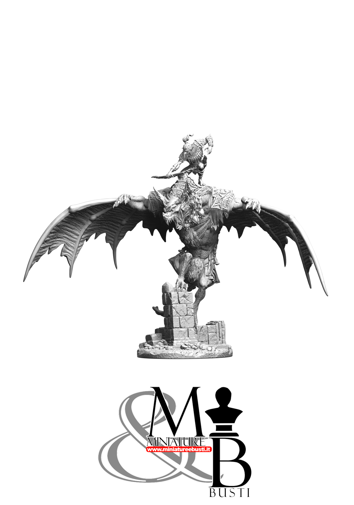 Dire Bat Riders - Pose 01