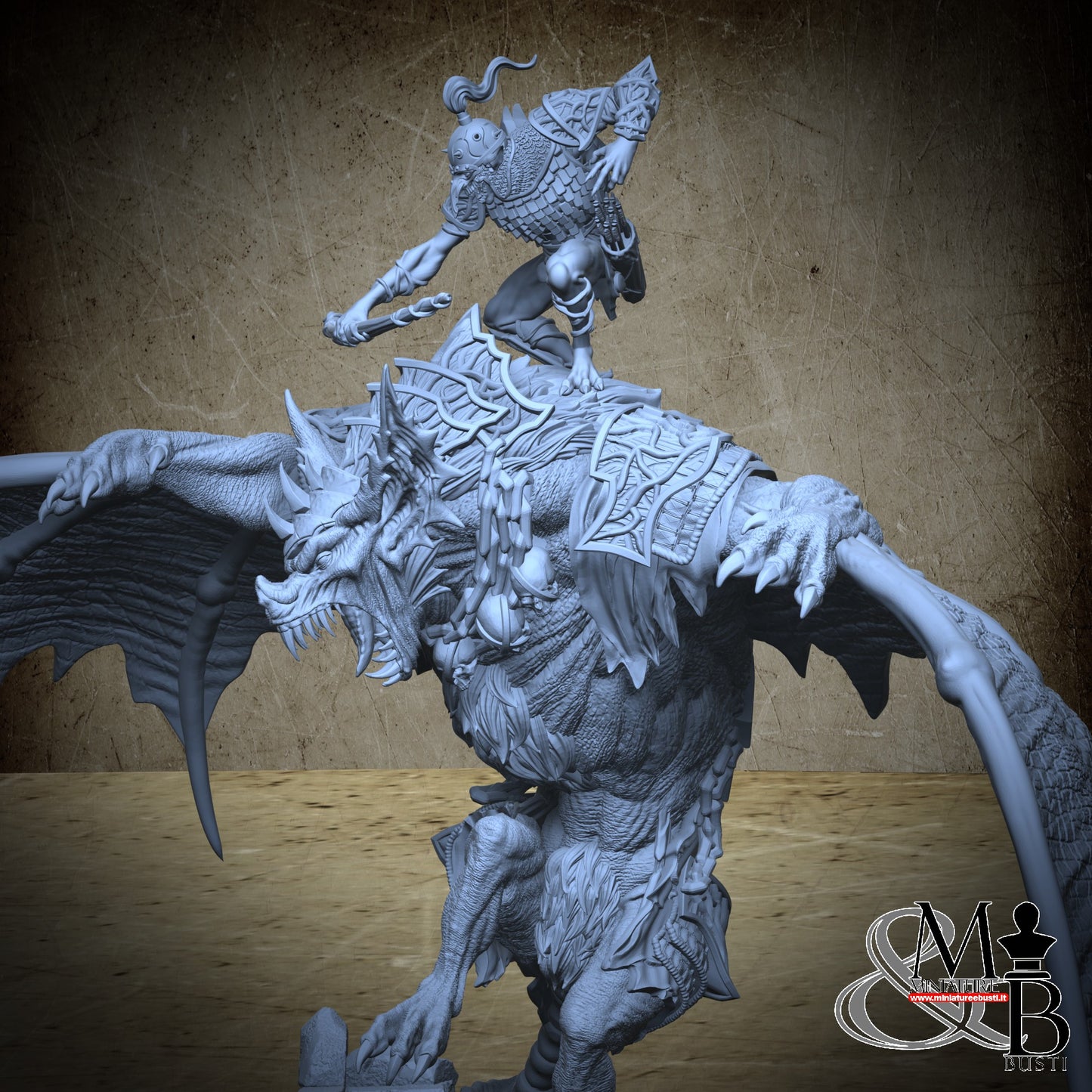 Dire Bat Riders - Pose 01