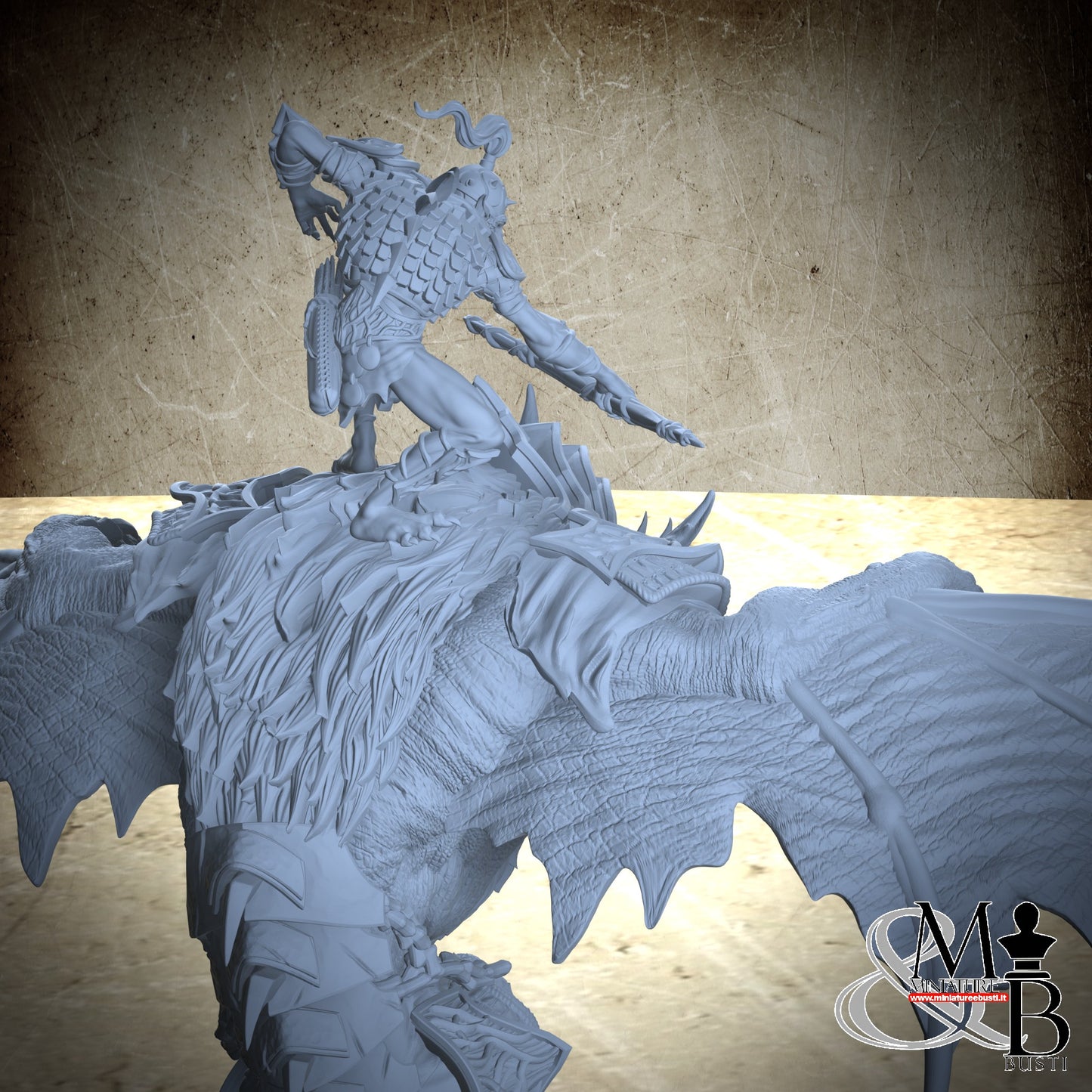 Dire Bat Riders - Pose 01
