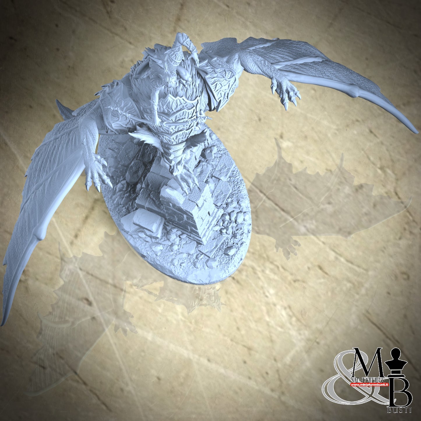 Dire Bat Riders - Pose 01