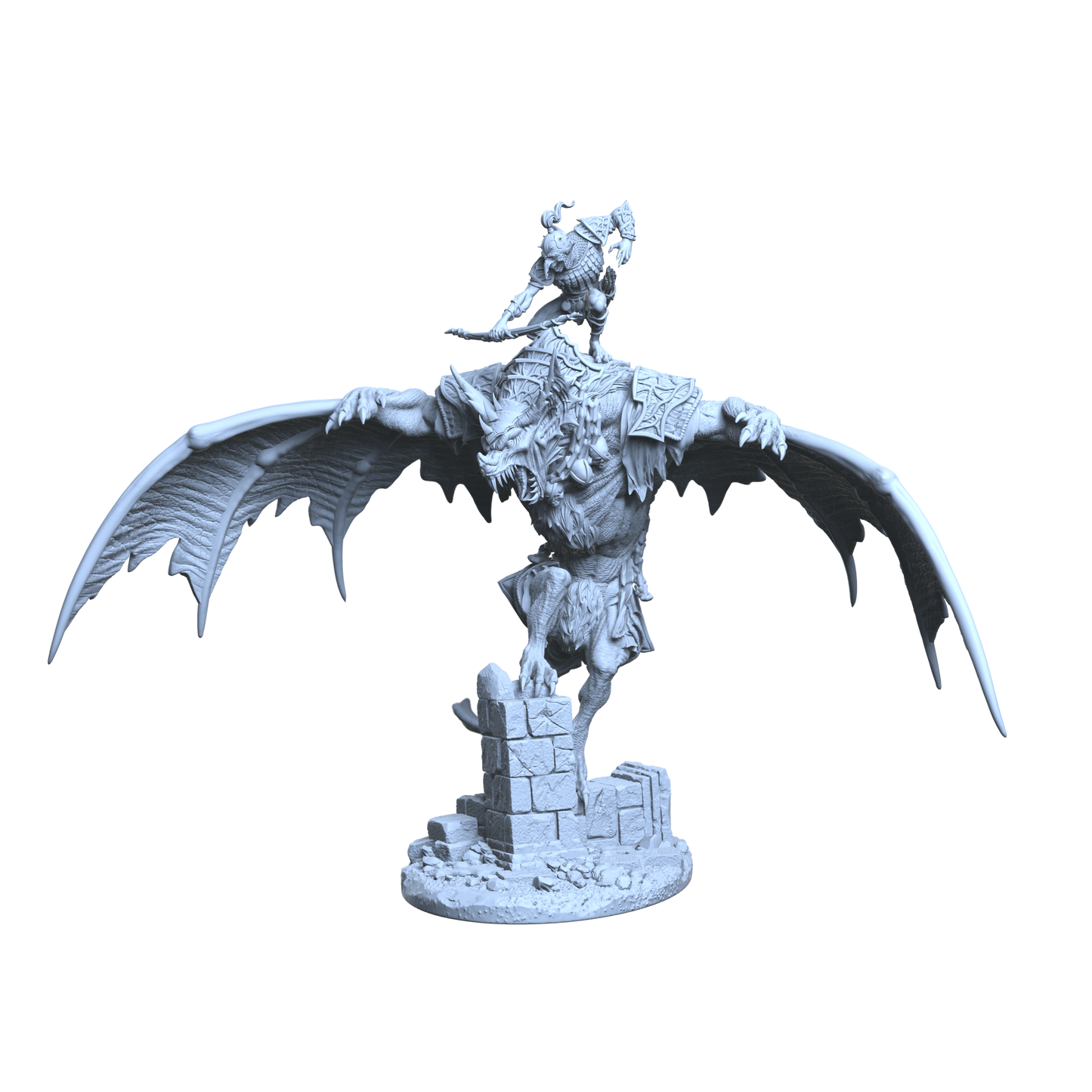 Dire Bat Riders - Pose 01