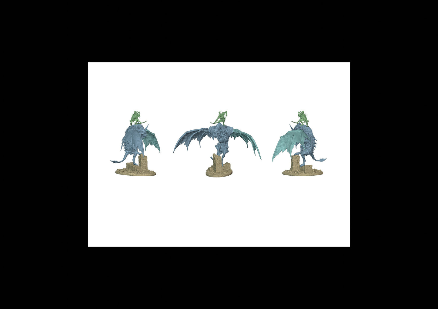 Dire Bat Riders - Pose 01