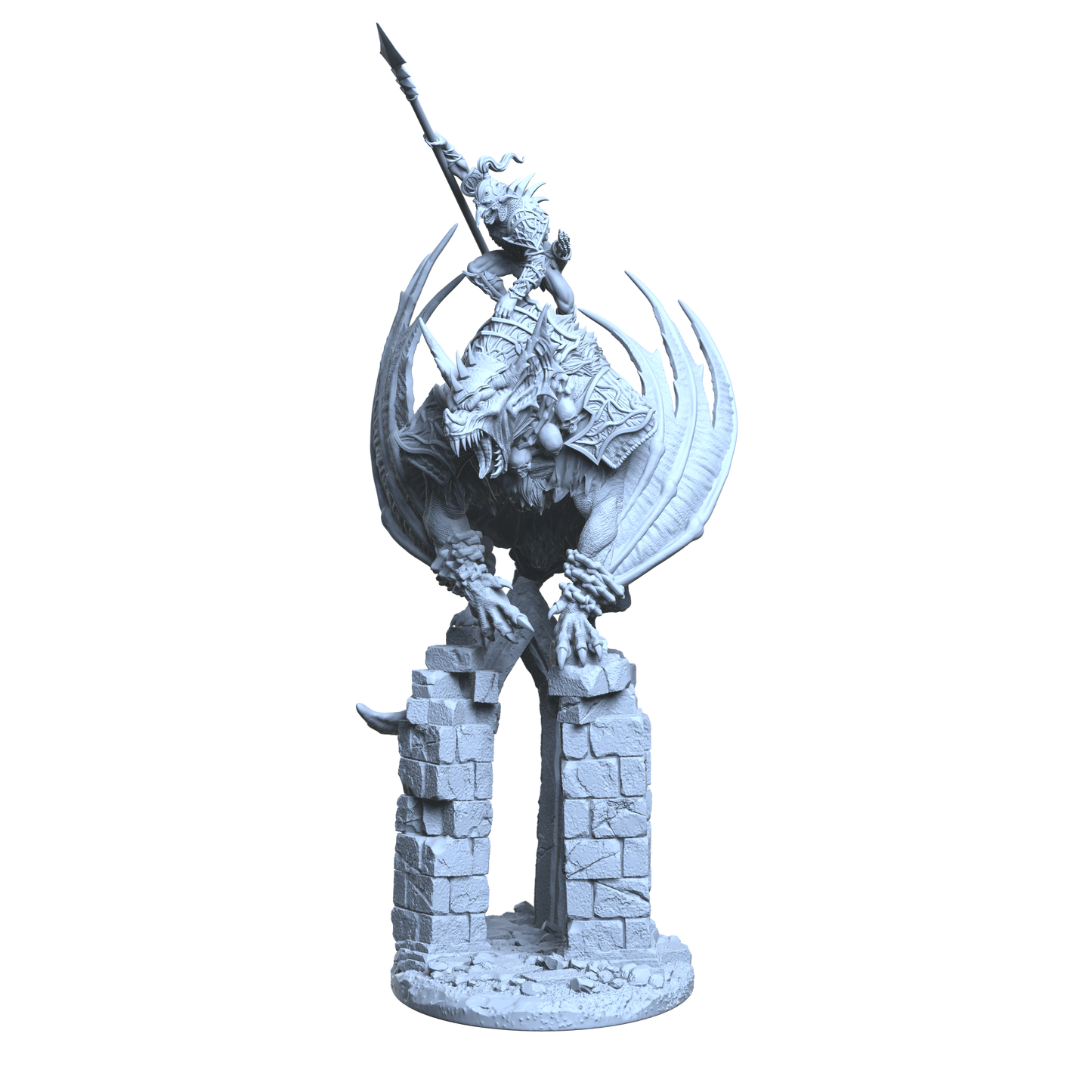 Dire Bat Riders - Pose 02