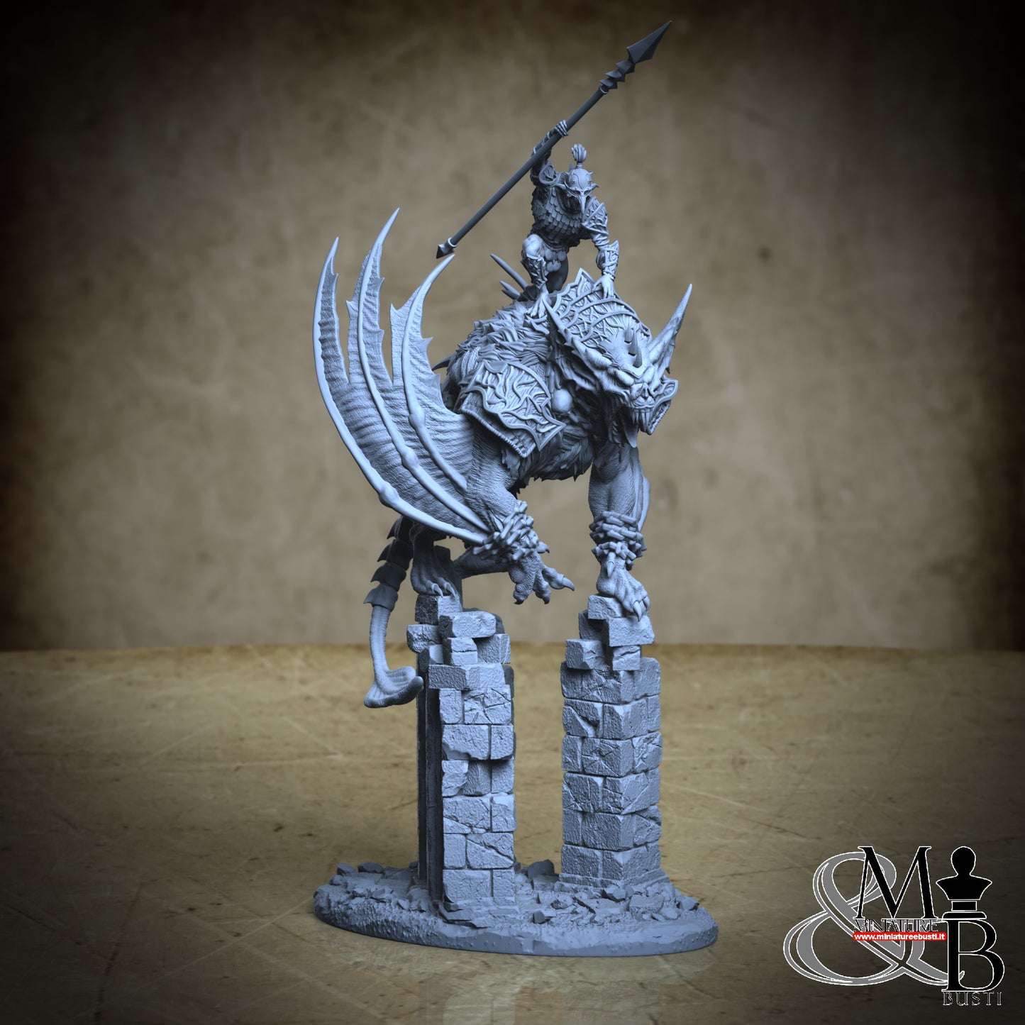 Dire Bat Riders - Pose 02