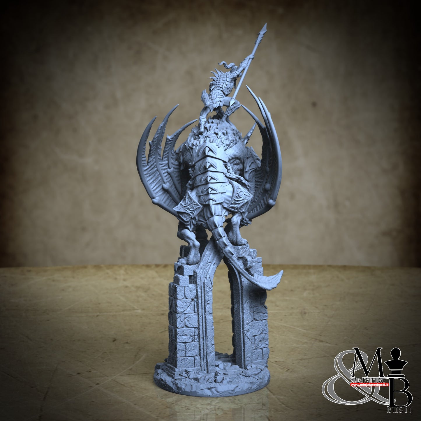 Dire Bat Riders - Pose 02