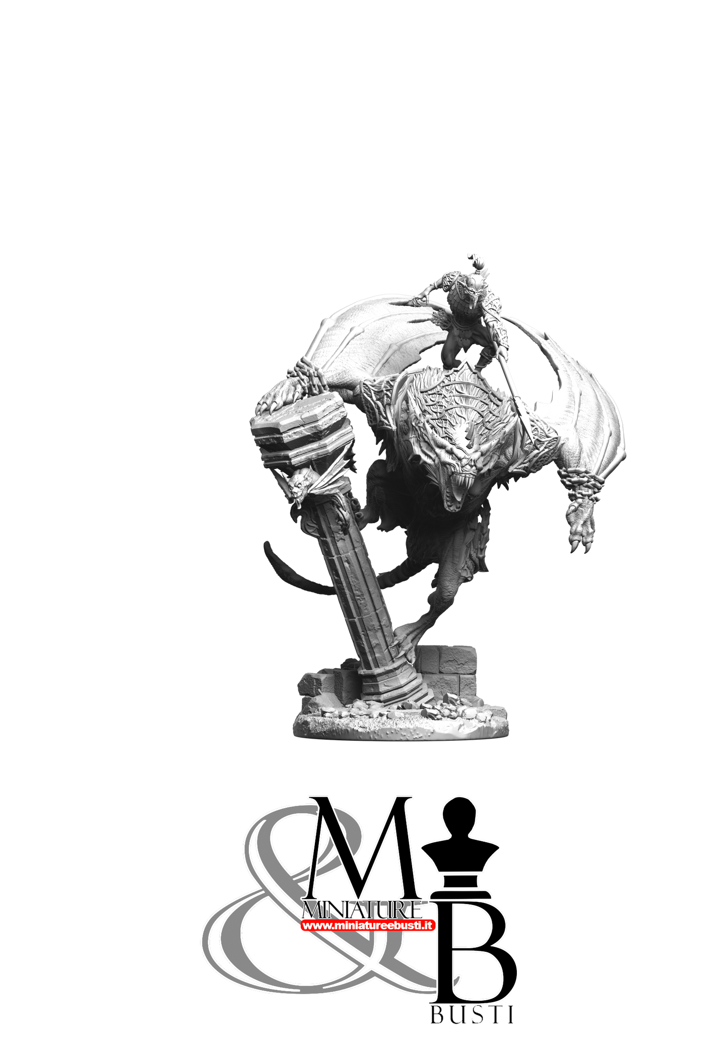 Dire Bat Riders - Pose 03
