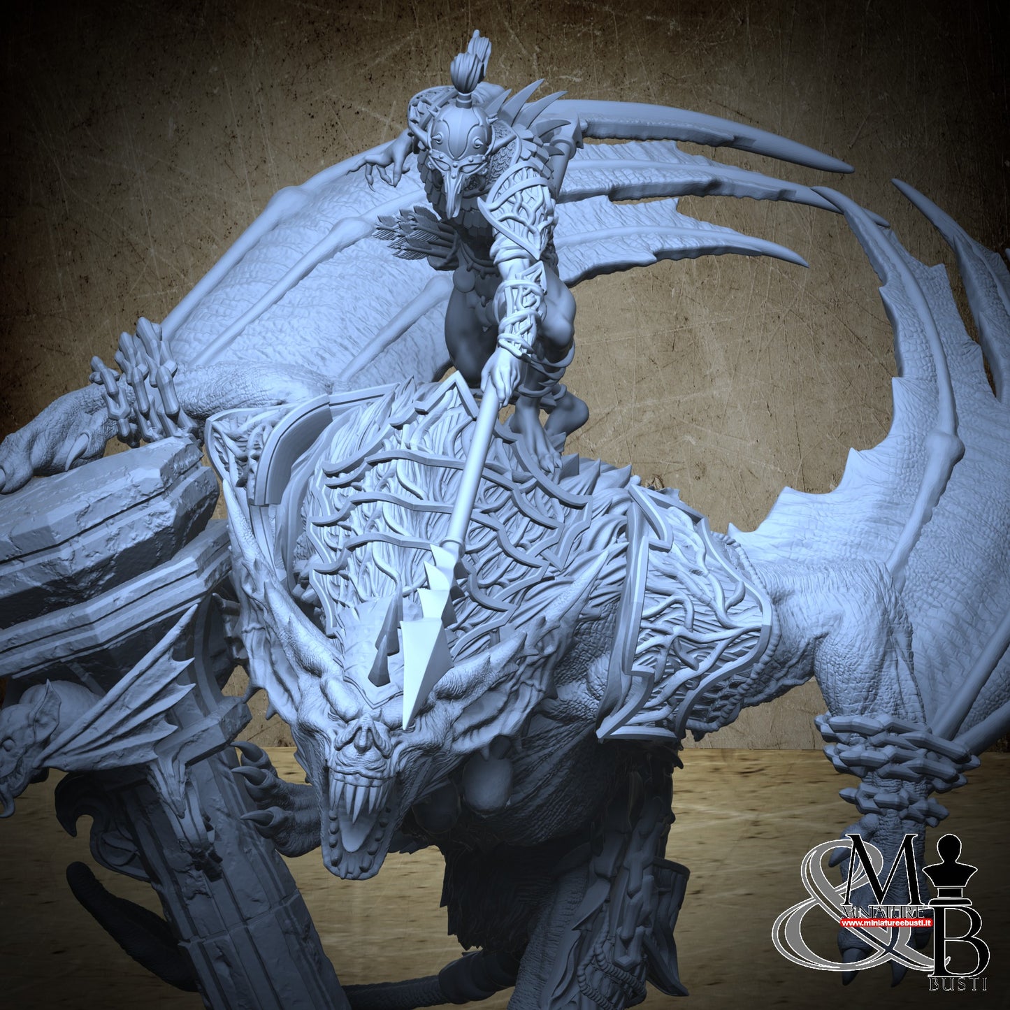 Dire Bat Riders - Pose 03