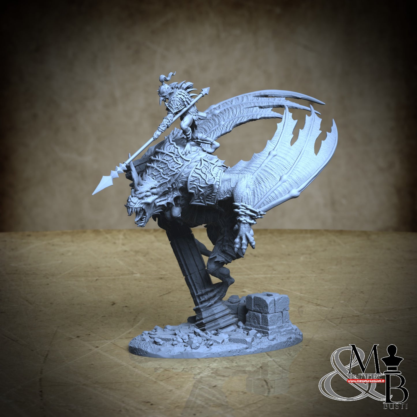 Dire Bat Riders - Pose 03