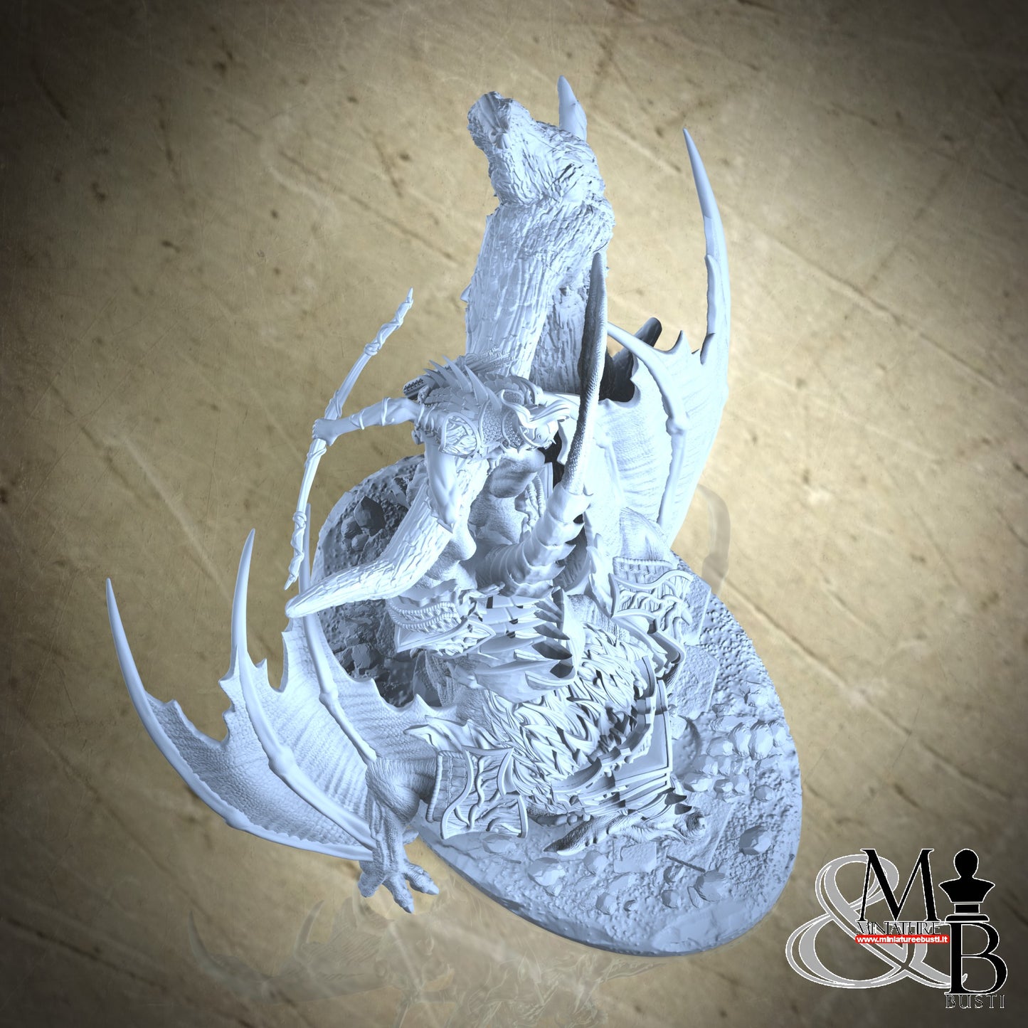 Dire Bat Riders - Pose 04
