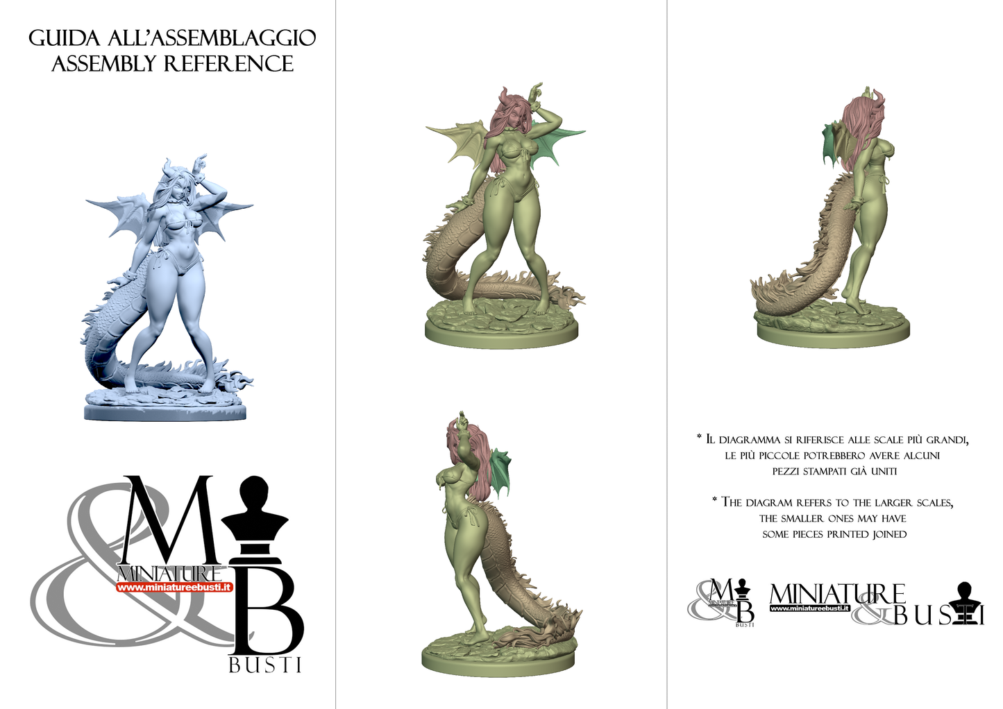 Dracia - Dragon girl pin-up - Bikini