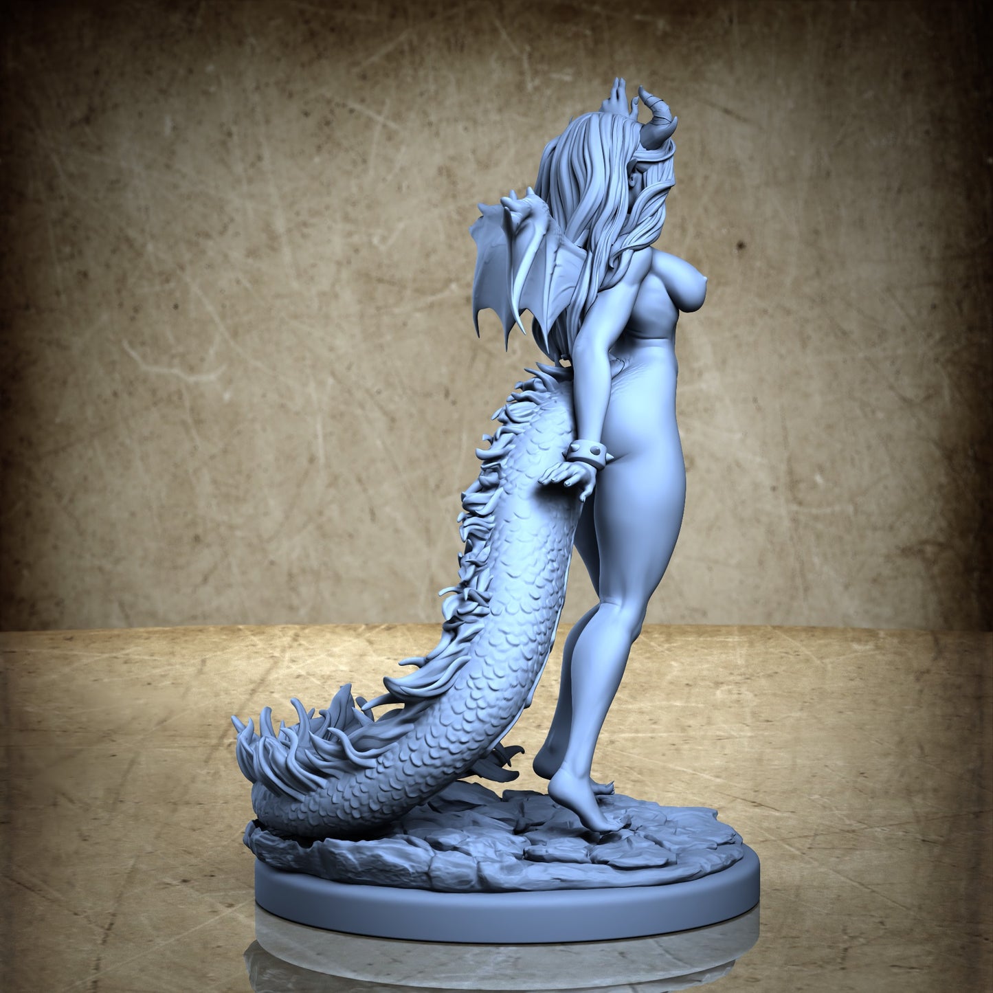 Dracia - Dragon girl pin-up - NSFW