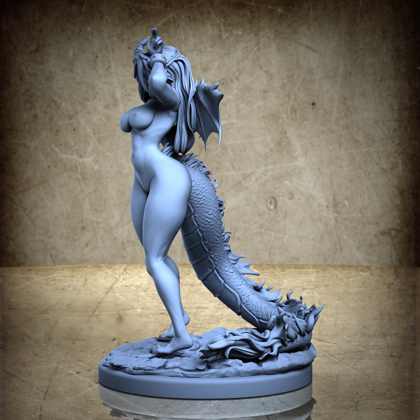 Dracia - Dragon girl pin-up - NSFW