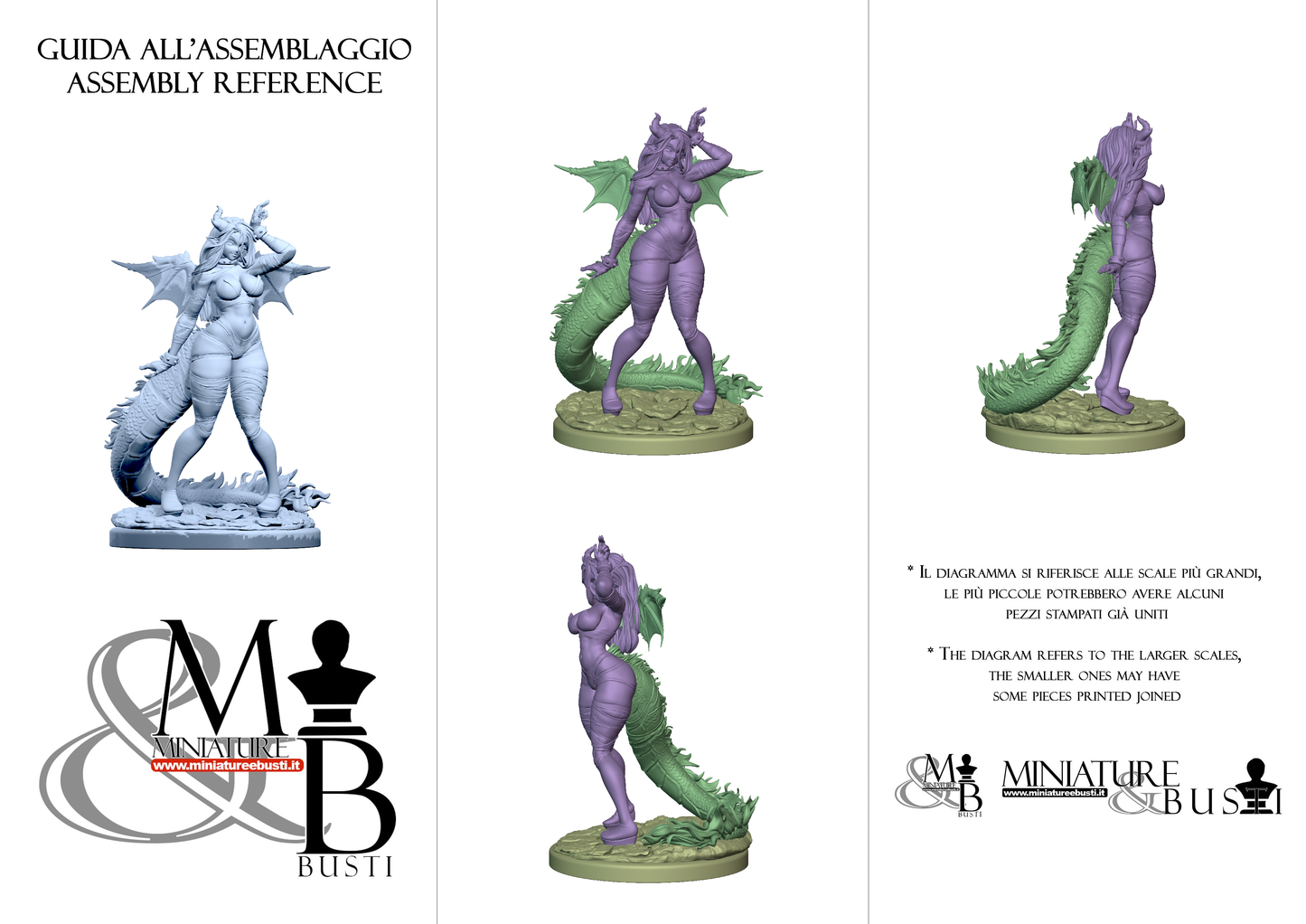 Dracia - Dragon girl pin-up - Standard Bounded