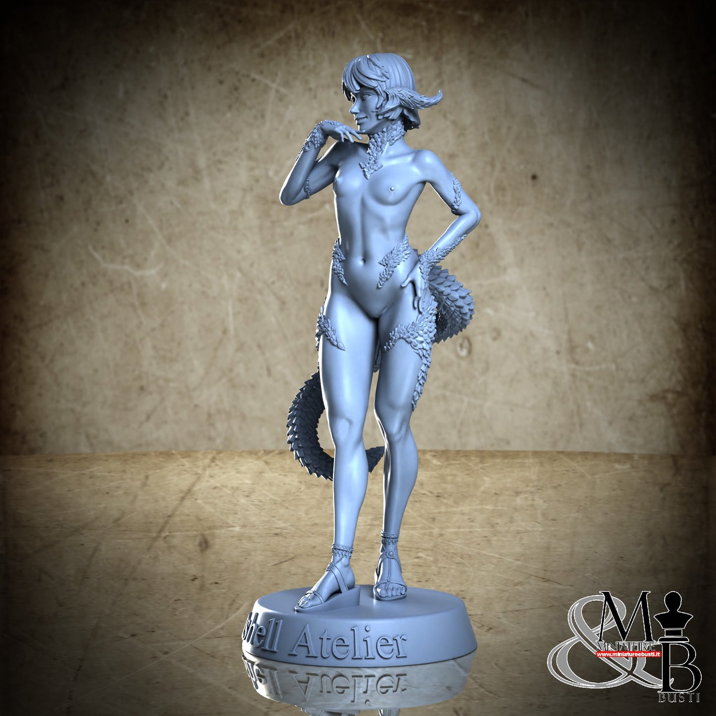 Draconic Girl - Nude