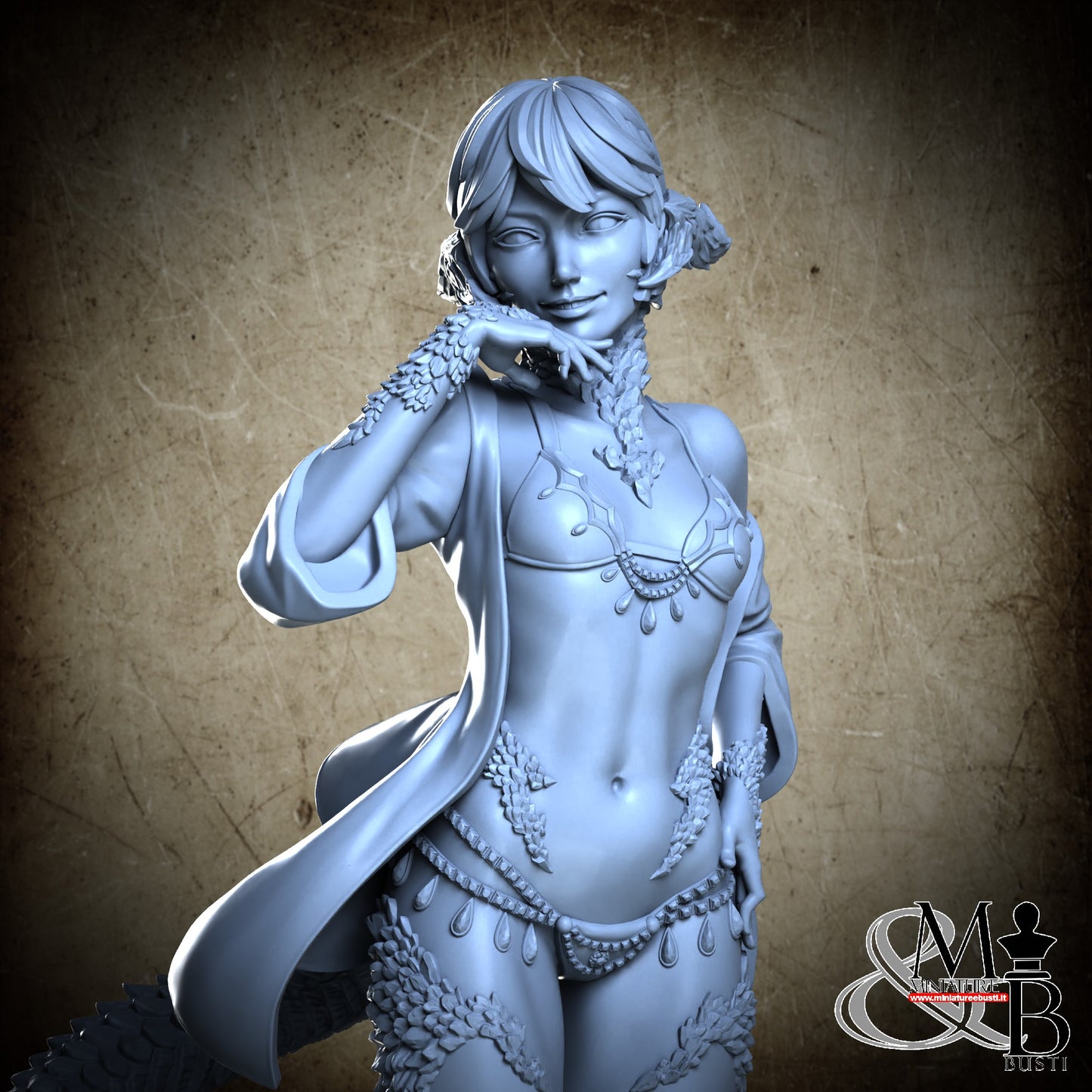 Draconic Girl - Underwear with shirt