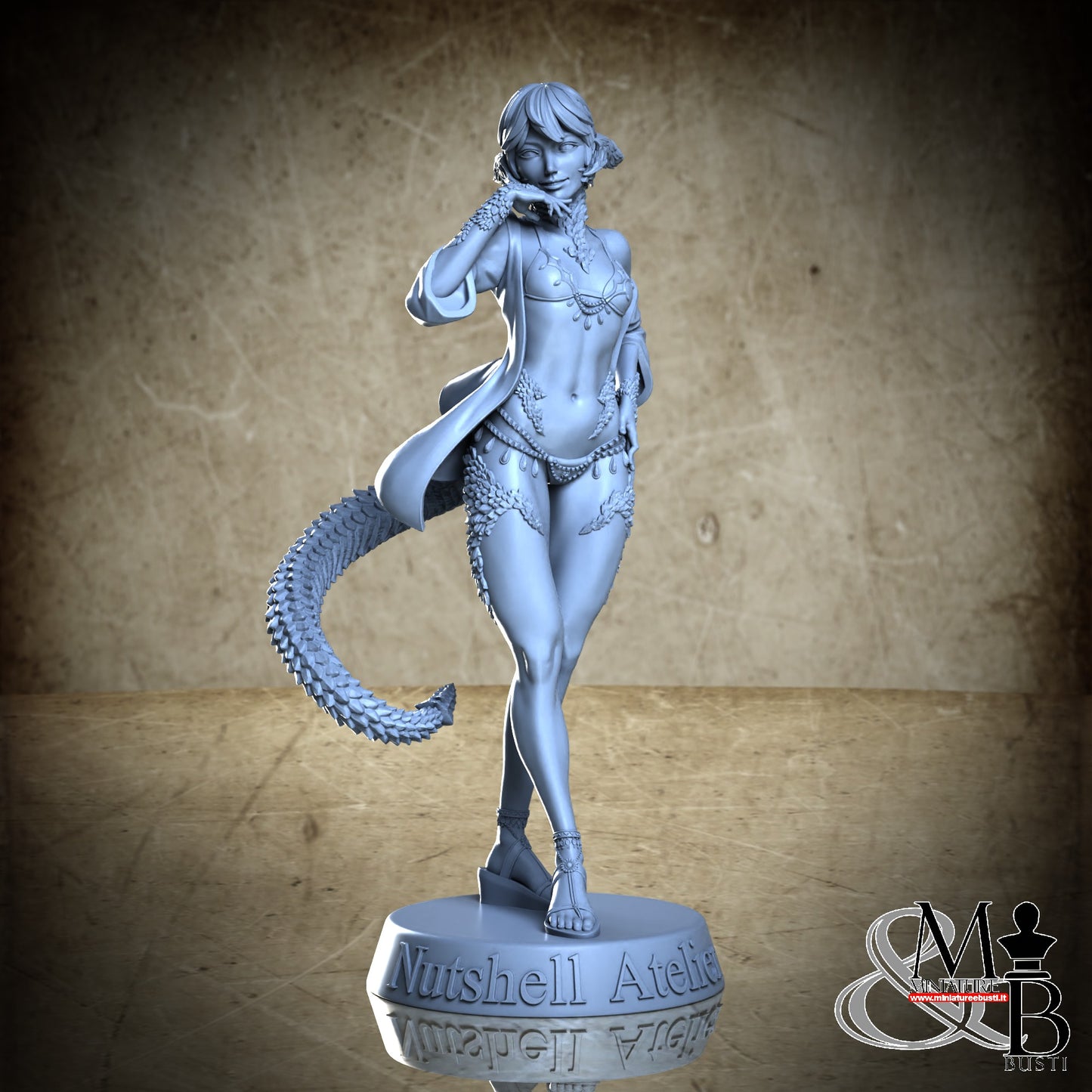 Draconic Girl - Underwear with shirt
