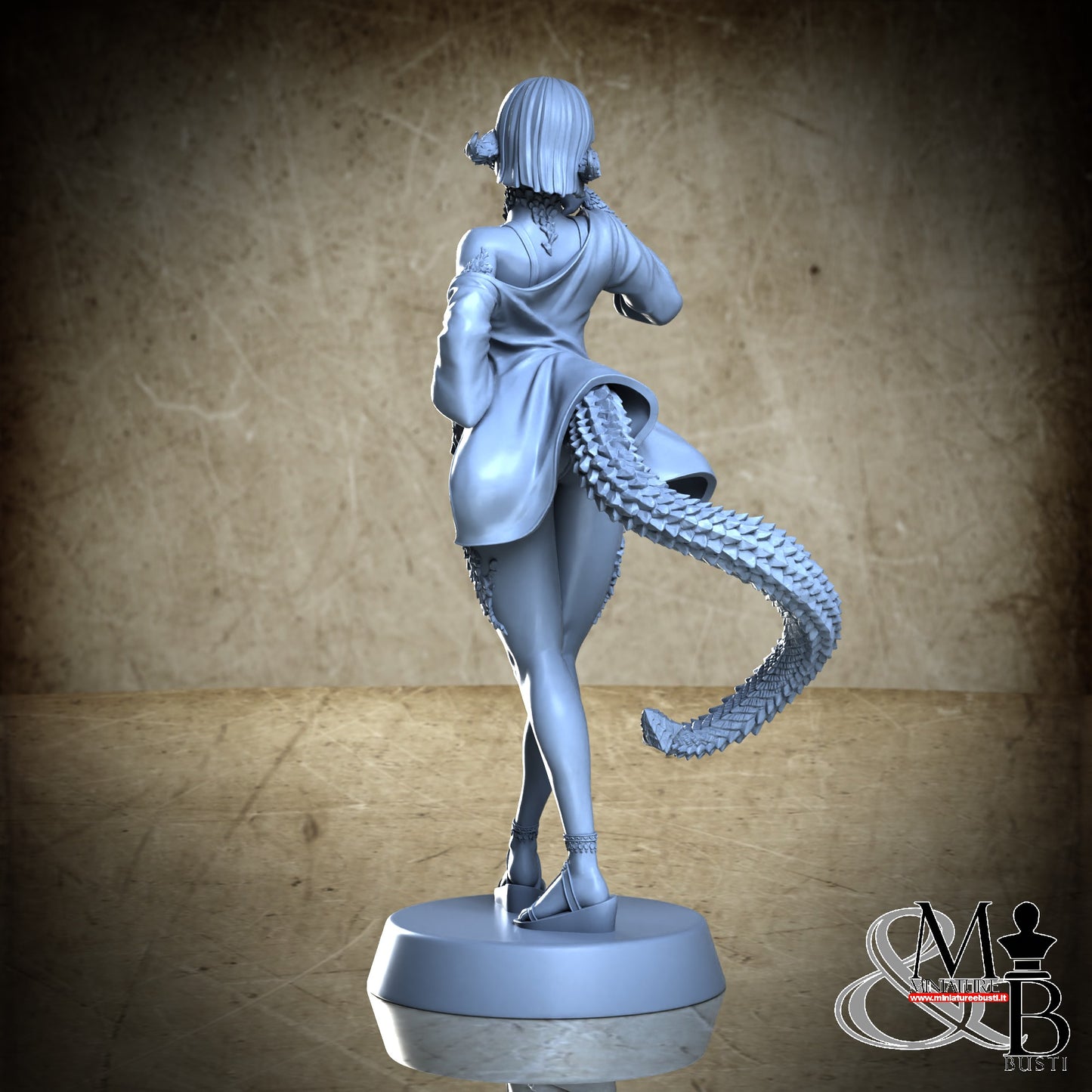 Draconic Girl - Underwear with shirt