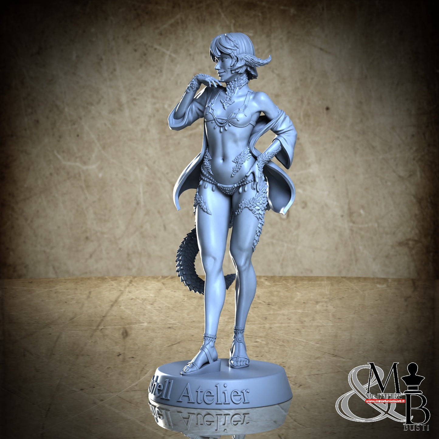 Draconic Girl - Underwear with shirt